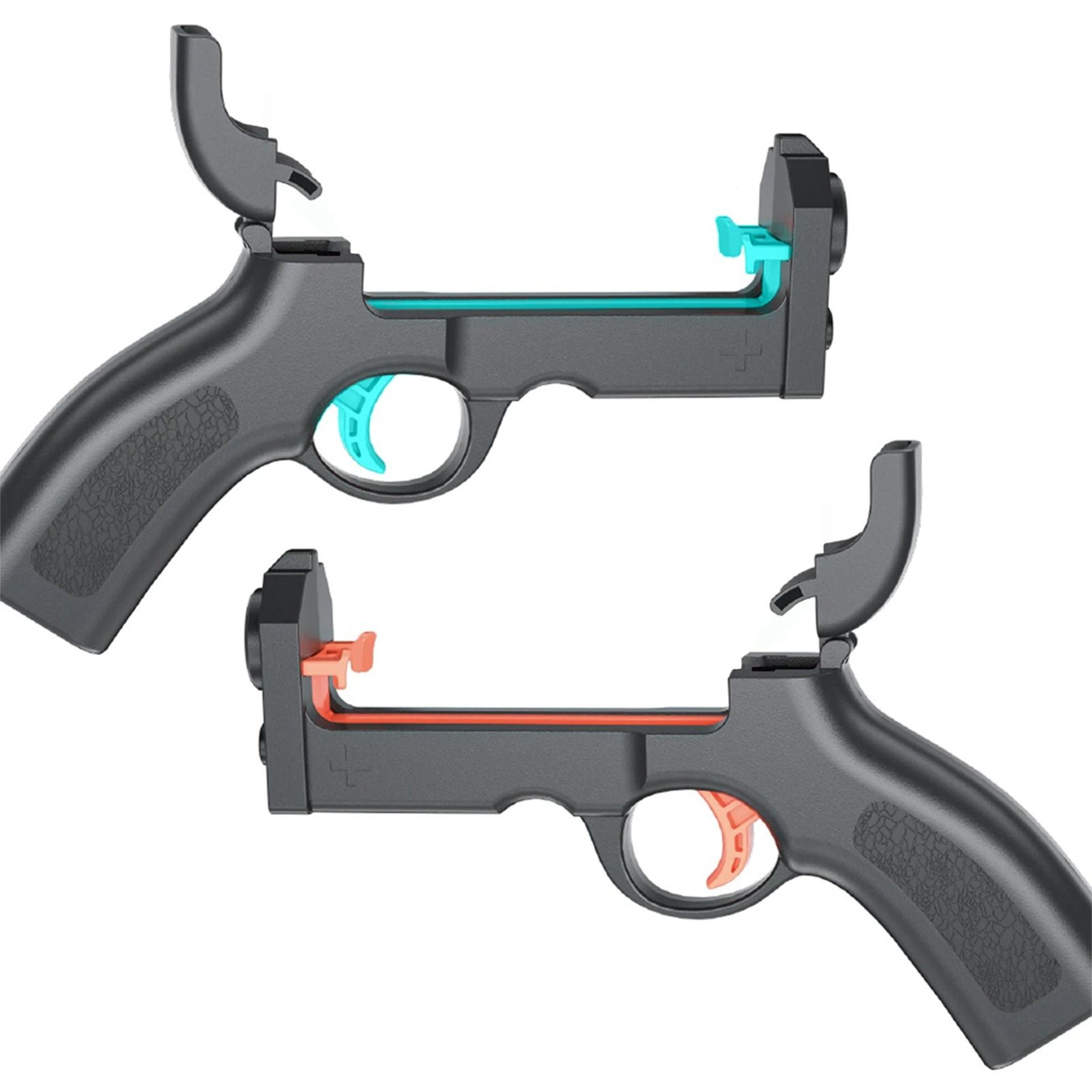Nintendo Switch Gun Controller Grip Shooting Game Motion Hand Grip 2 Pack 0