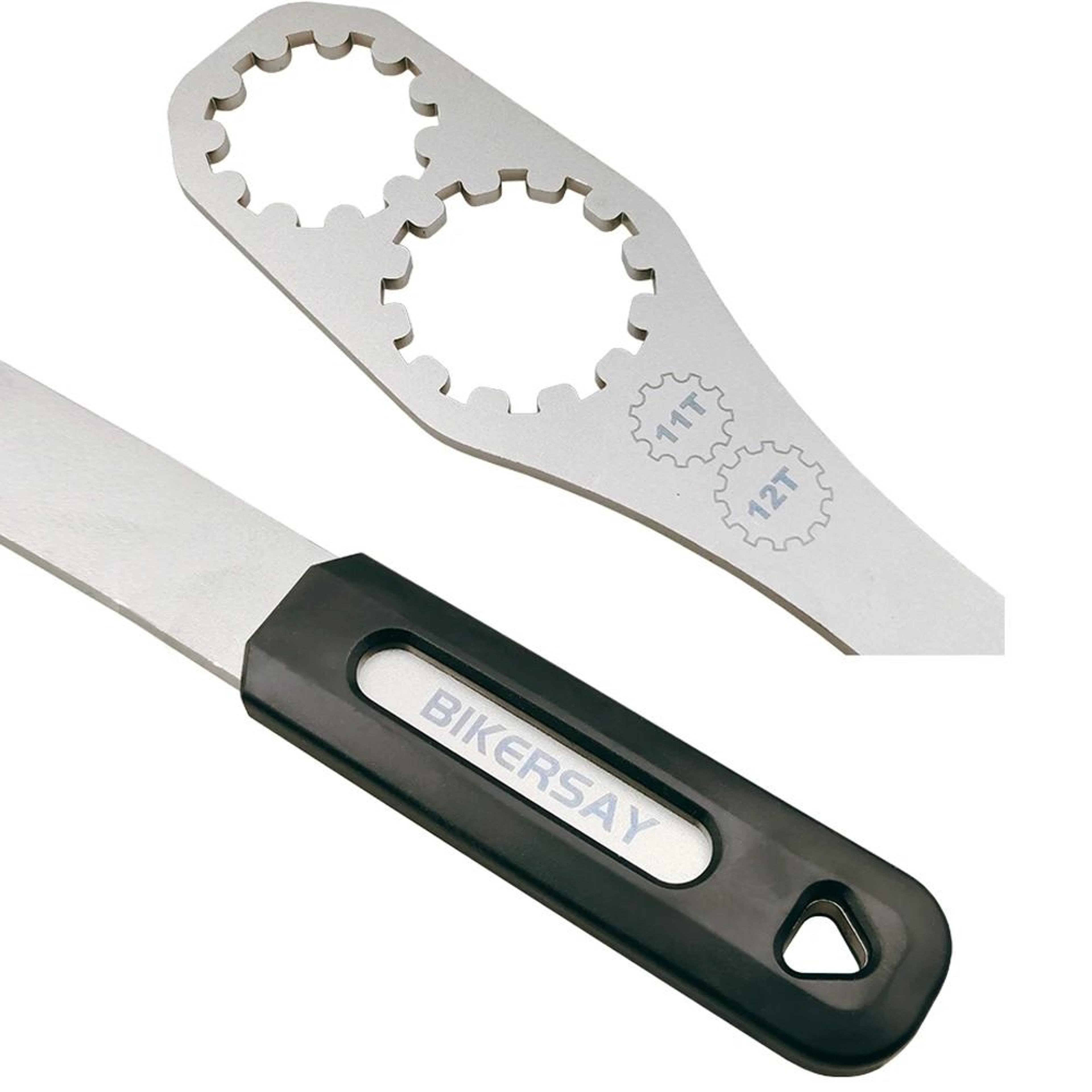 Stainless Steel Bicycle Cassette Removal Tool Flywheel Fixed Wrench 3
