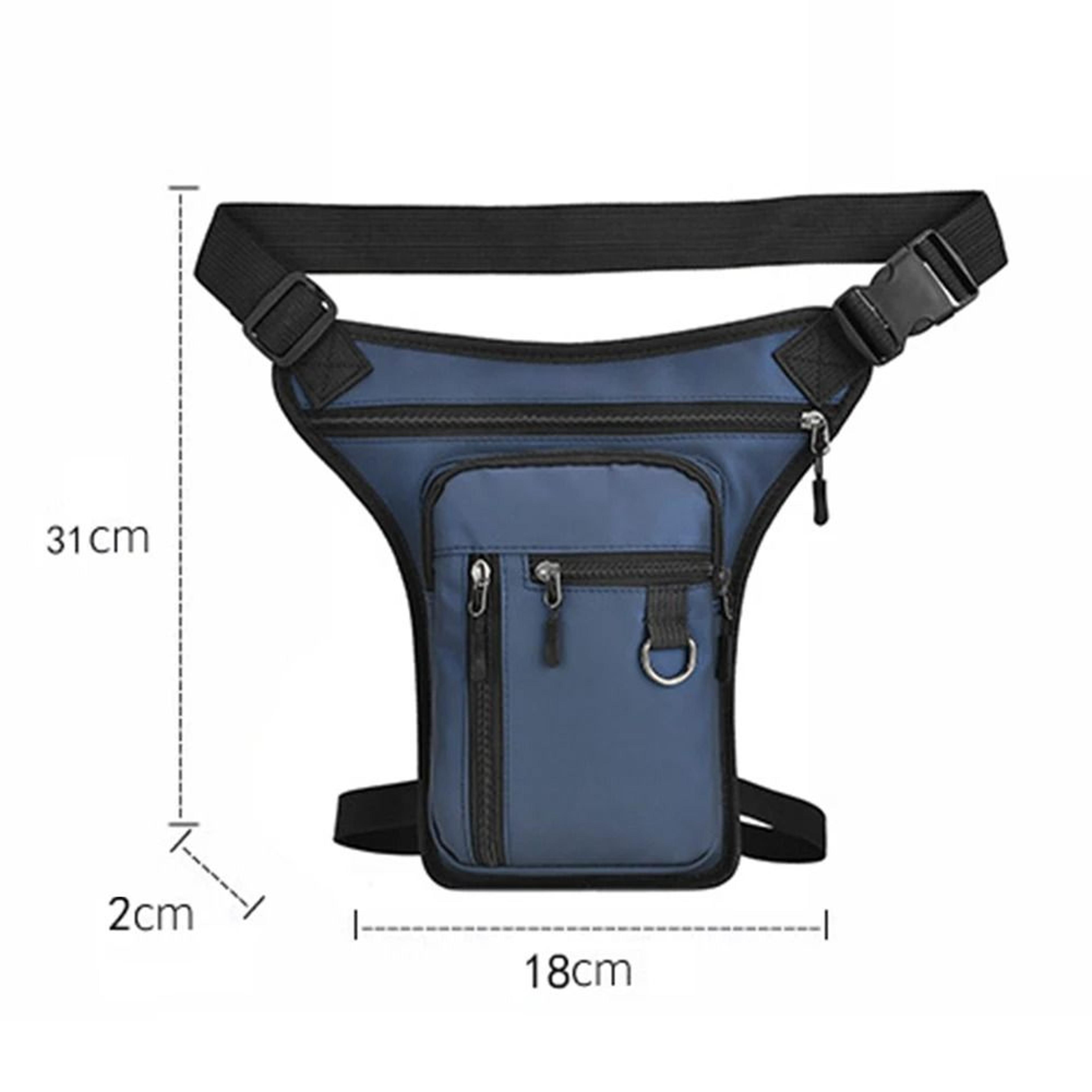 Motorcycle Drop Leg Bag Waterproof Nylon Thigh And Waist Bag For Men 8