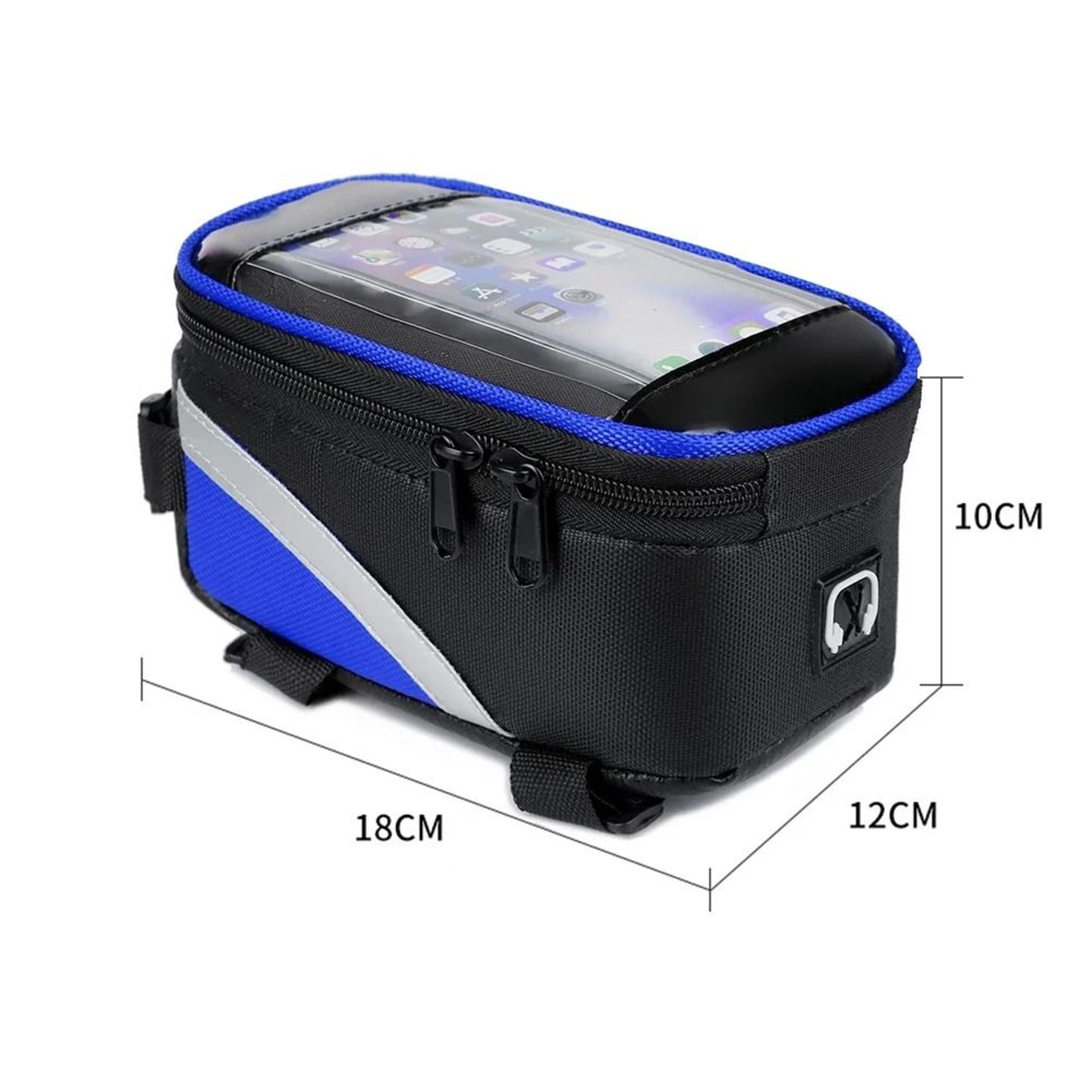 Waterproof Bike Frame Bag Touch Screen Bicycle Phone Holder Top Tube Bag 1