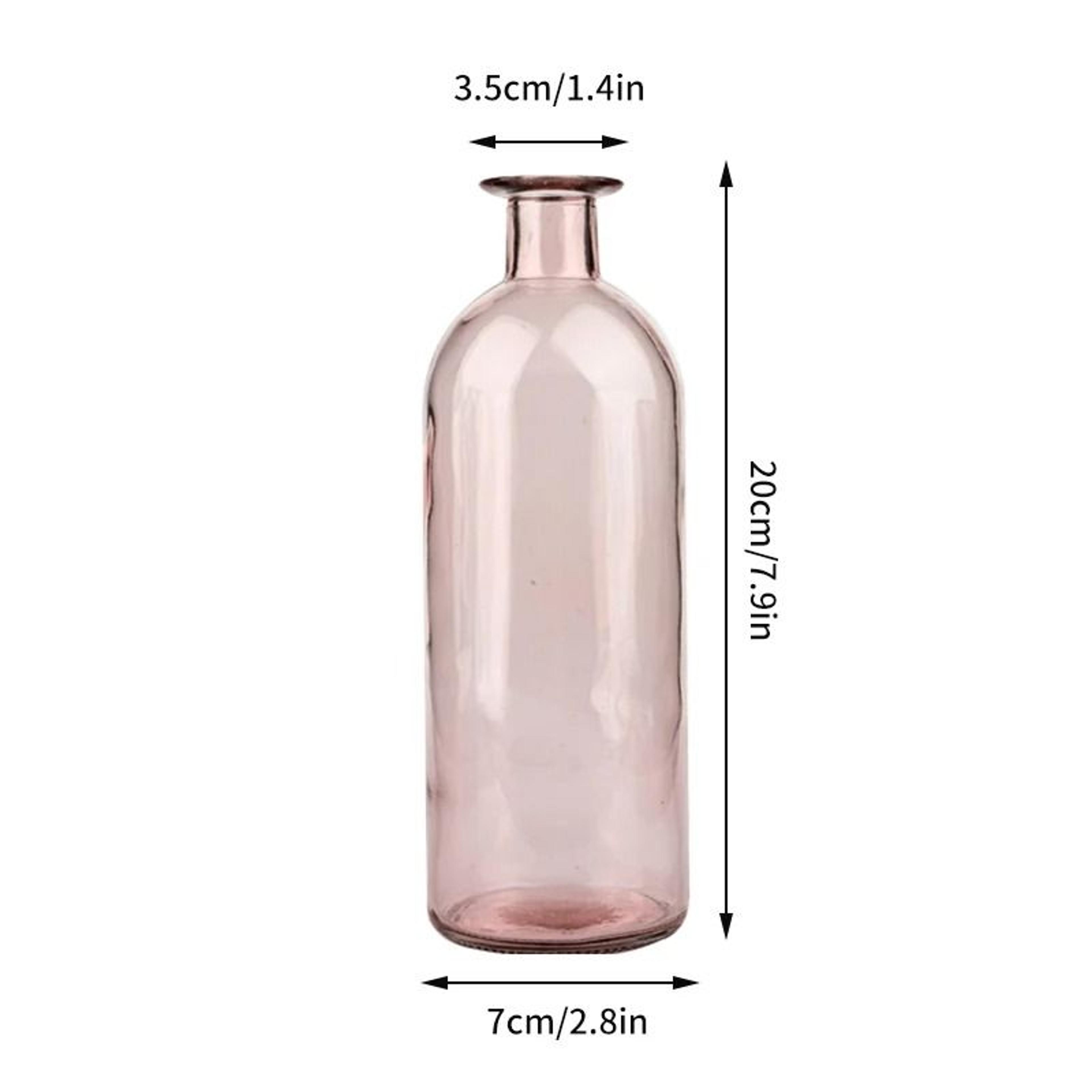 Vintage Mini Glass Vase Transparent Flower Vase For Home Decor 6