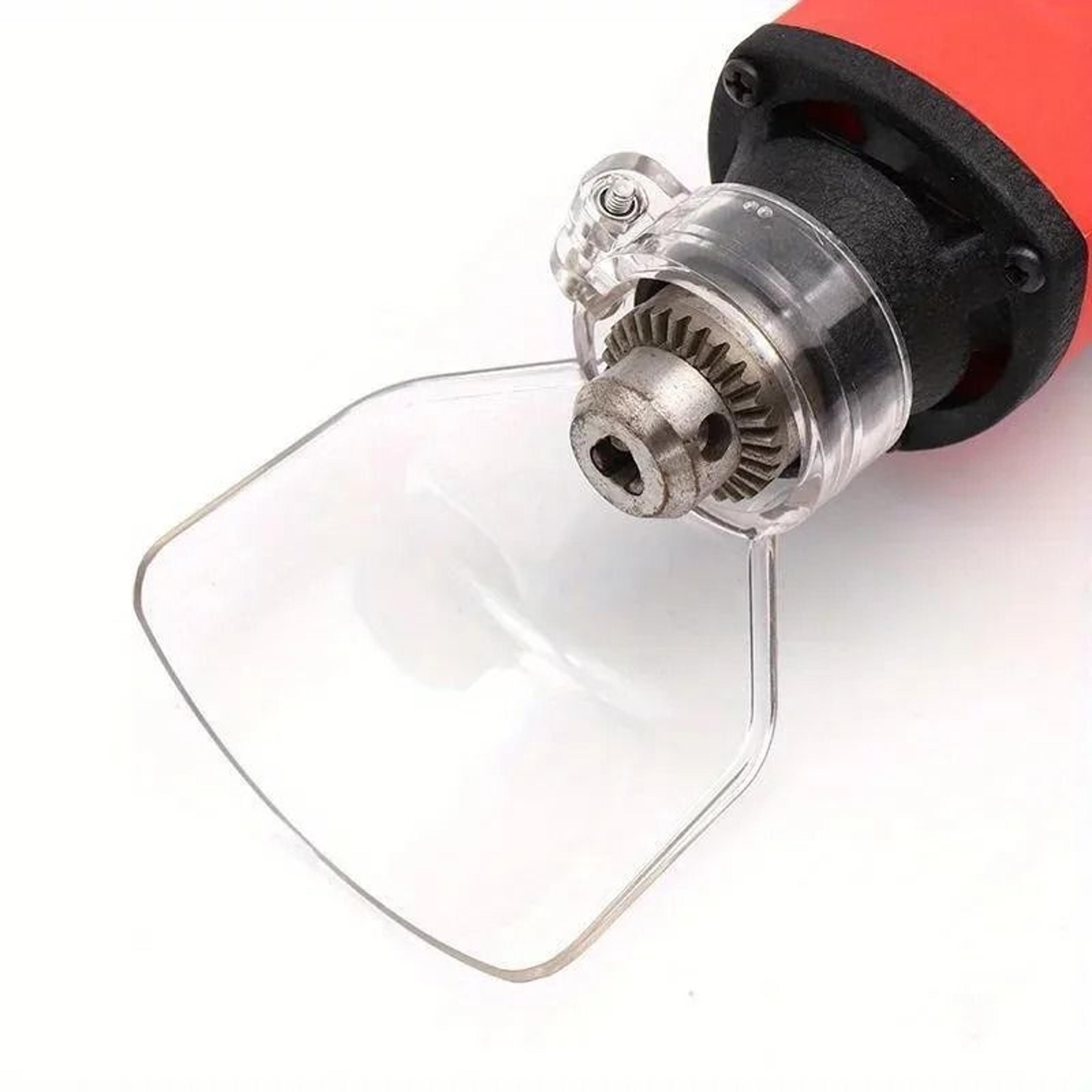 Transparent Drill Dust Cover Safety Shield For Electric Grinder And Mini Drill 0