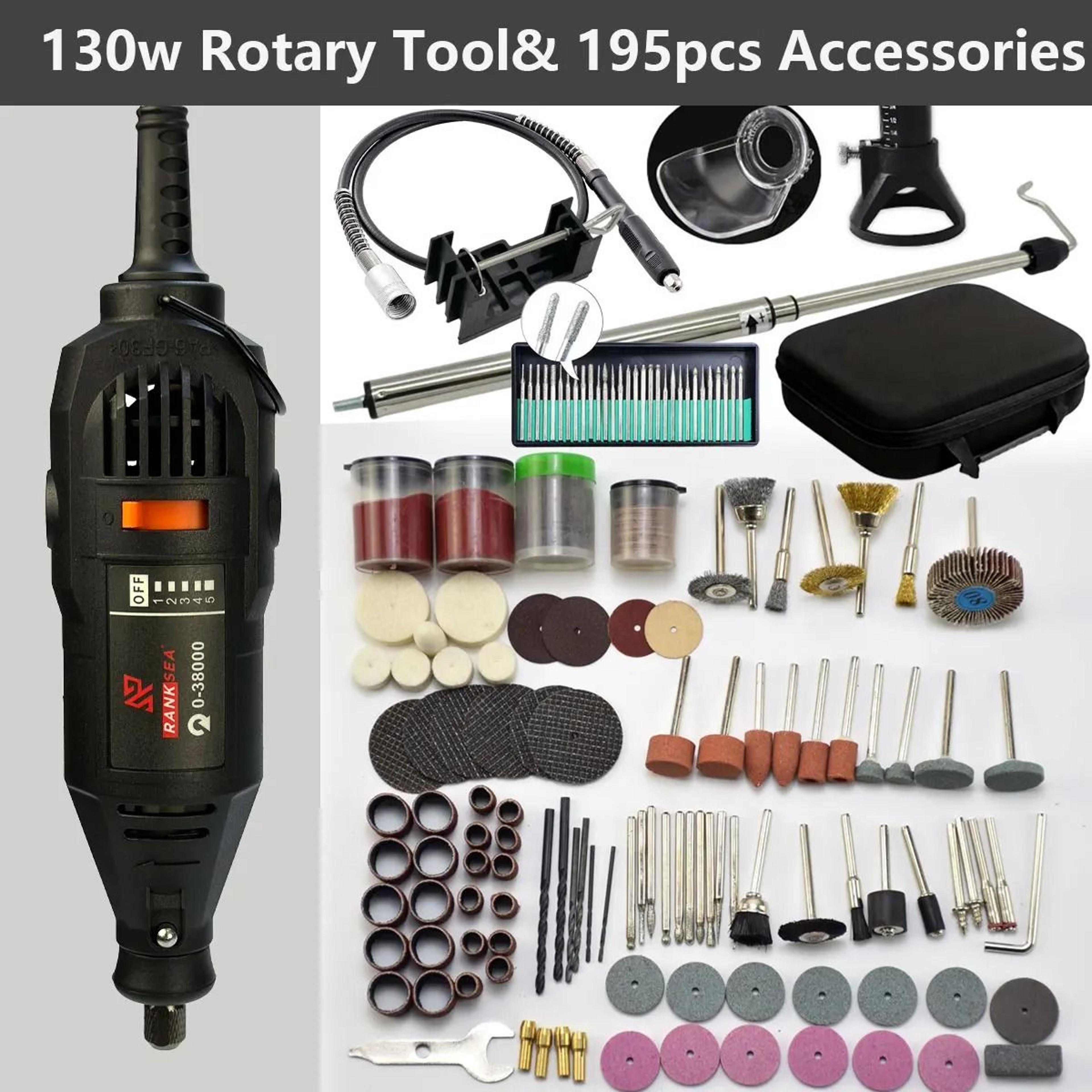 Multipurpose Rotary Tool Kit With Flex Shaft And 43 Accessories For DIY Projects 9