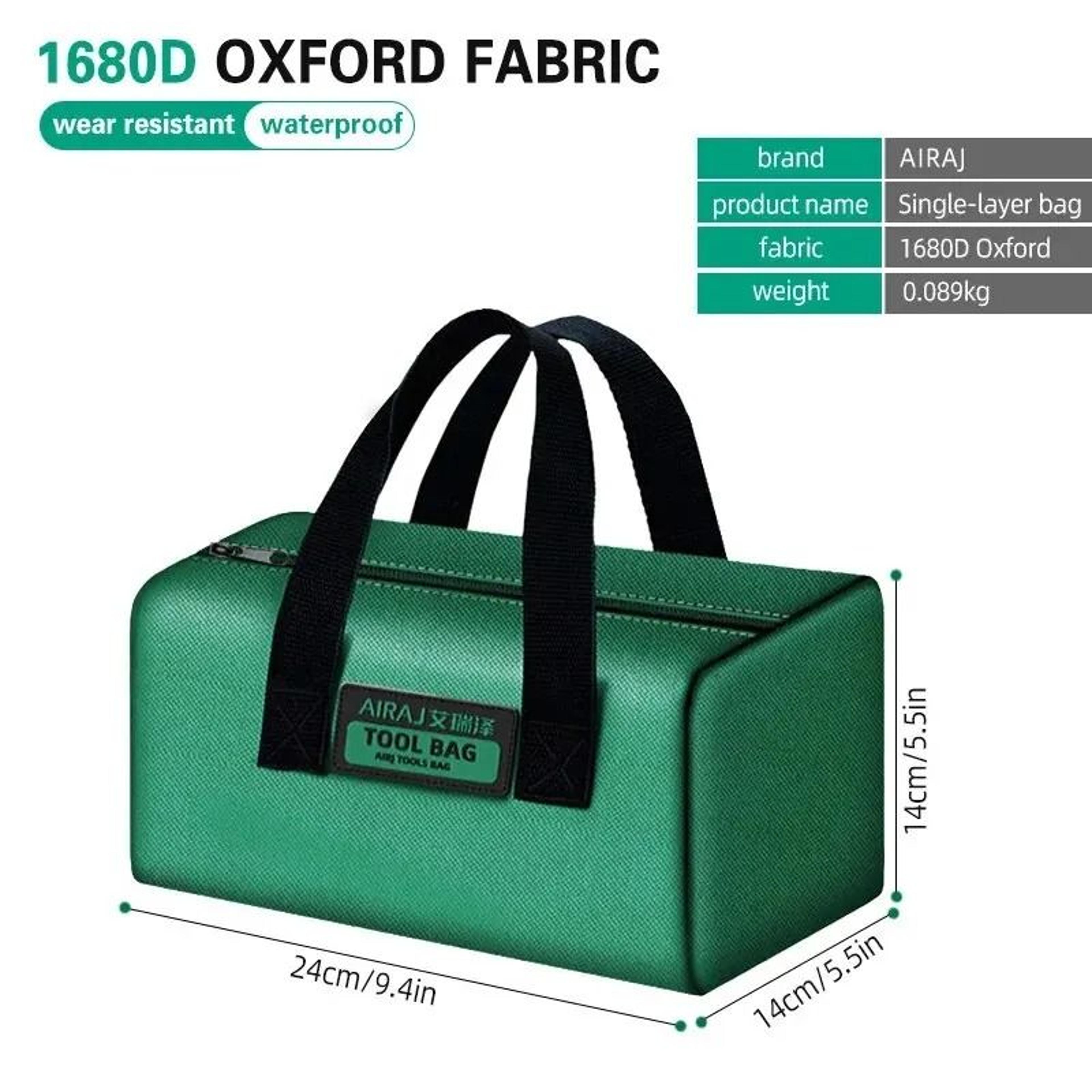 AIRAJ Electrician Tool Bag Multifunctional Oxford Storage Bag Portable Handheld Organizer 2