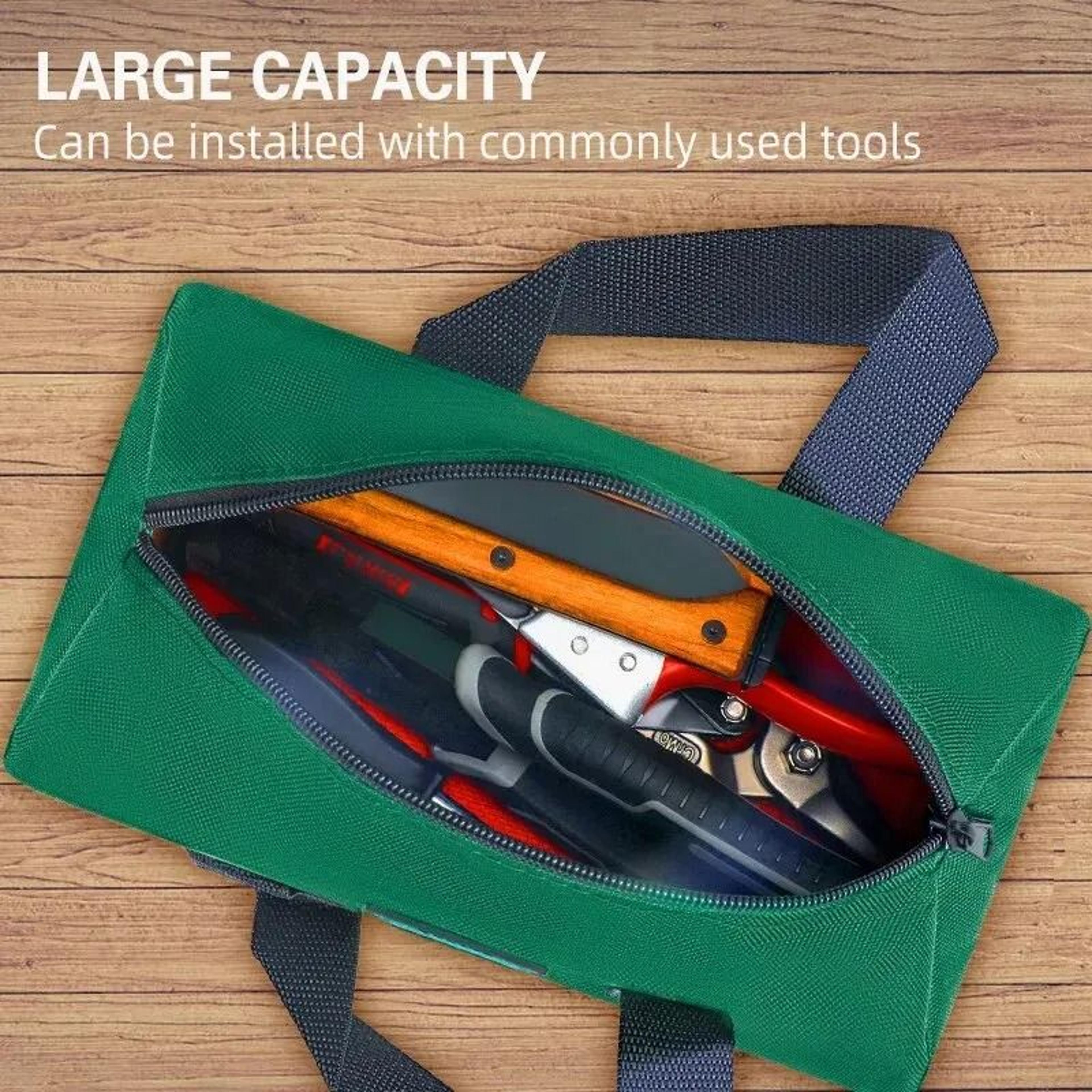 AIRAJ Electrician Tool Bag Multifunctional Oxford Storage Bag Portable Handheld Organizer 4