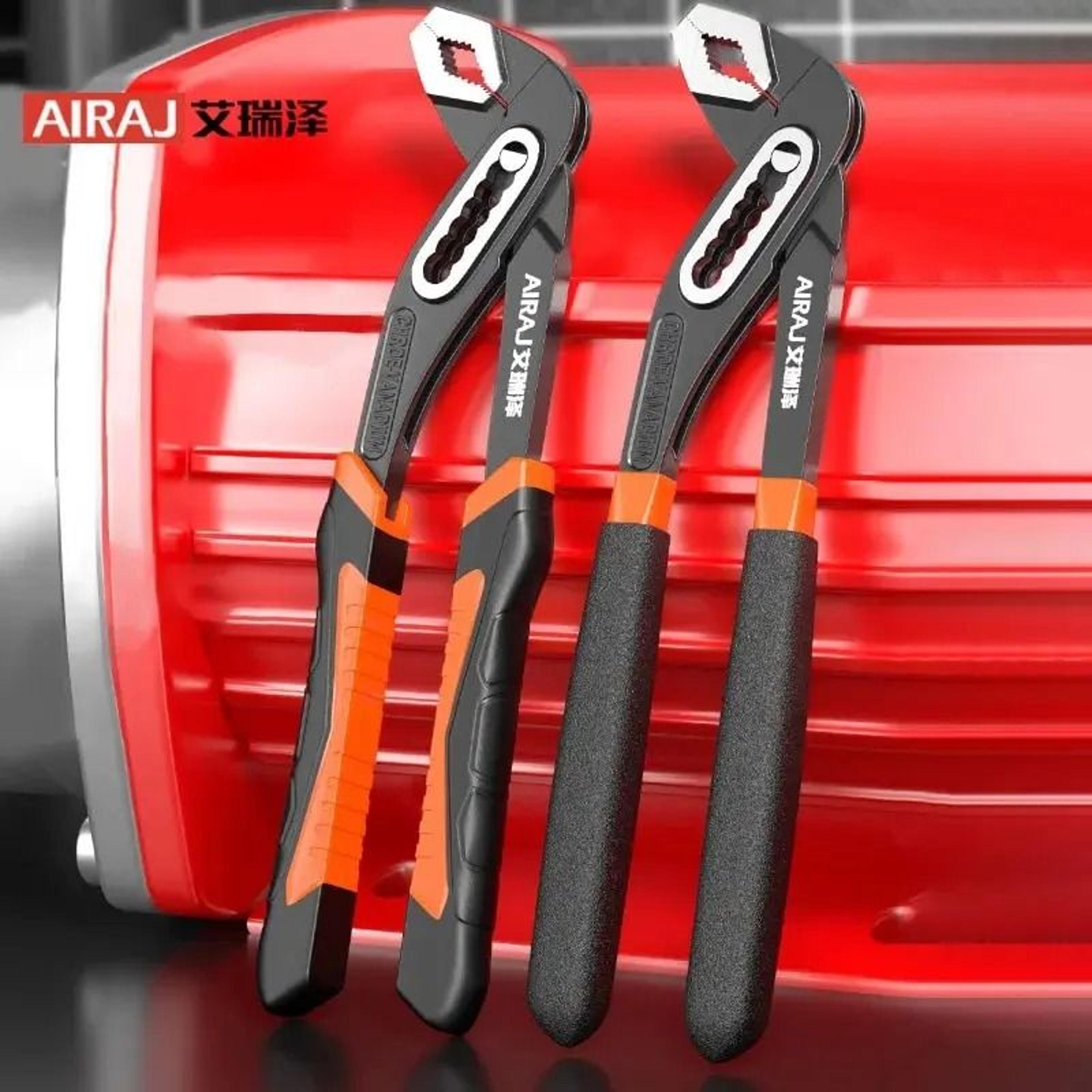 AIRAJ Multifunctional Pump Pliers Adjustable Water Pipe Pliers With Quick Release Grip 0