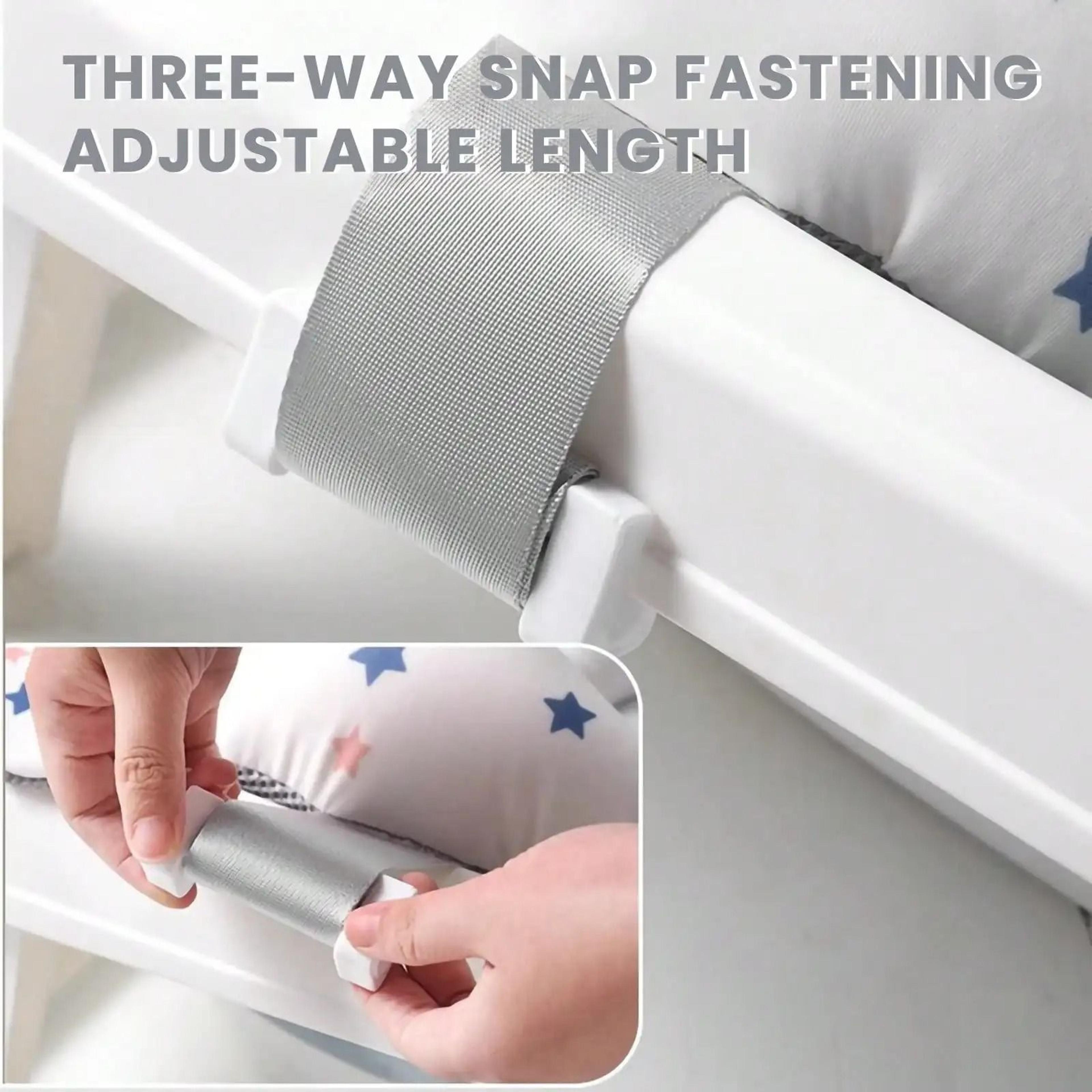 Portable Collapsible Baby Bathtub With Thermometer And Soft Floating Cushion For Newborns And Toddl 1