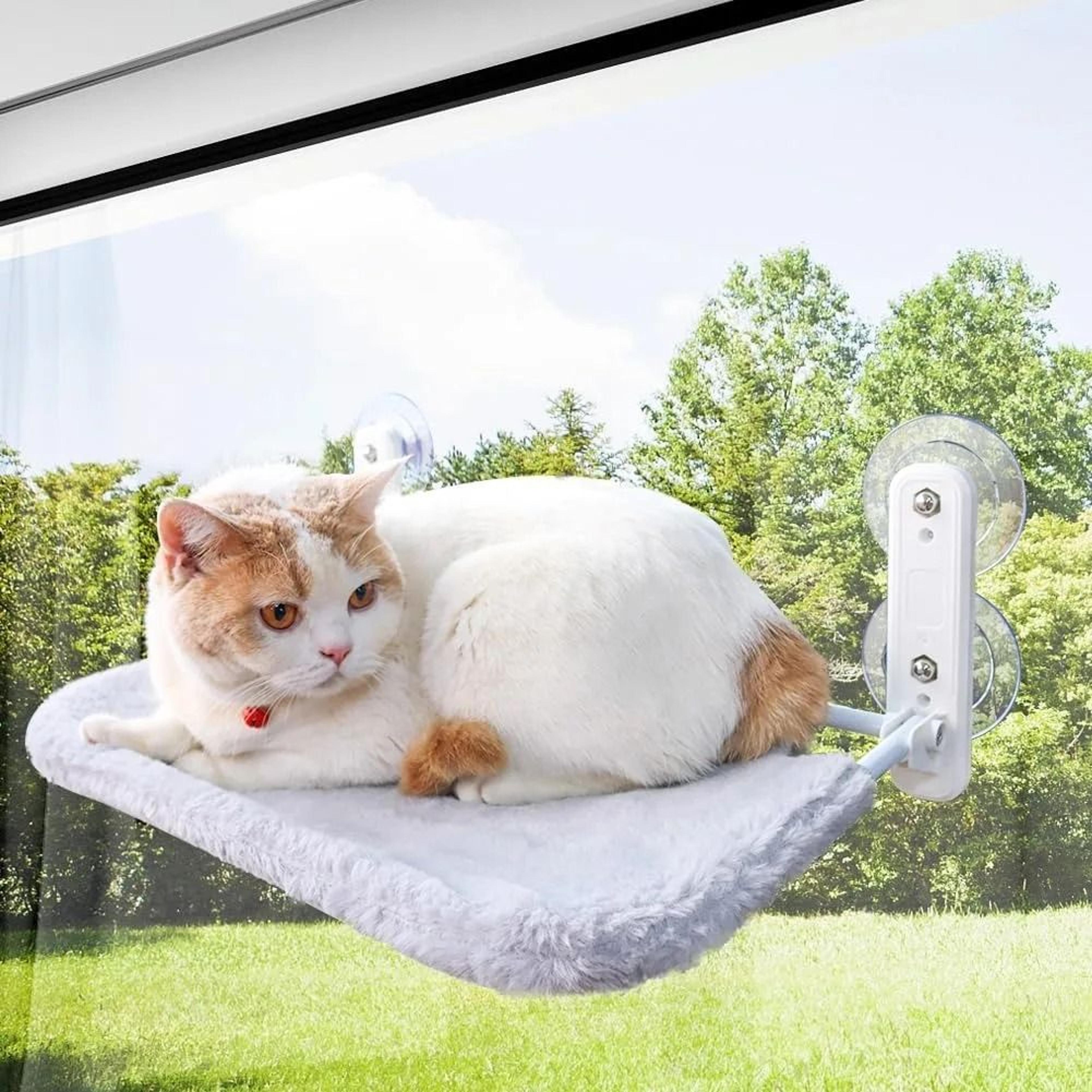 Cozy Hanging Cat Hammock Durable Space Saving Bed For Cats And Kittens 4