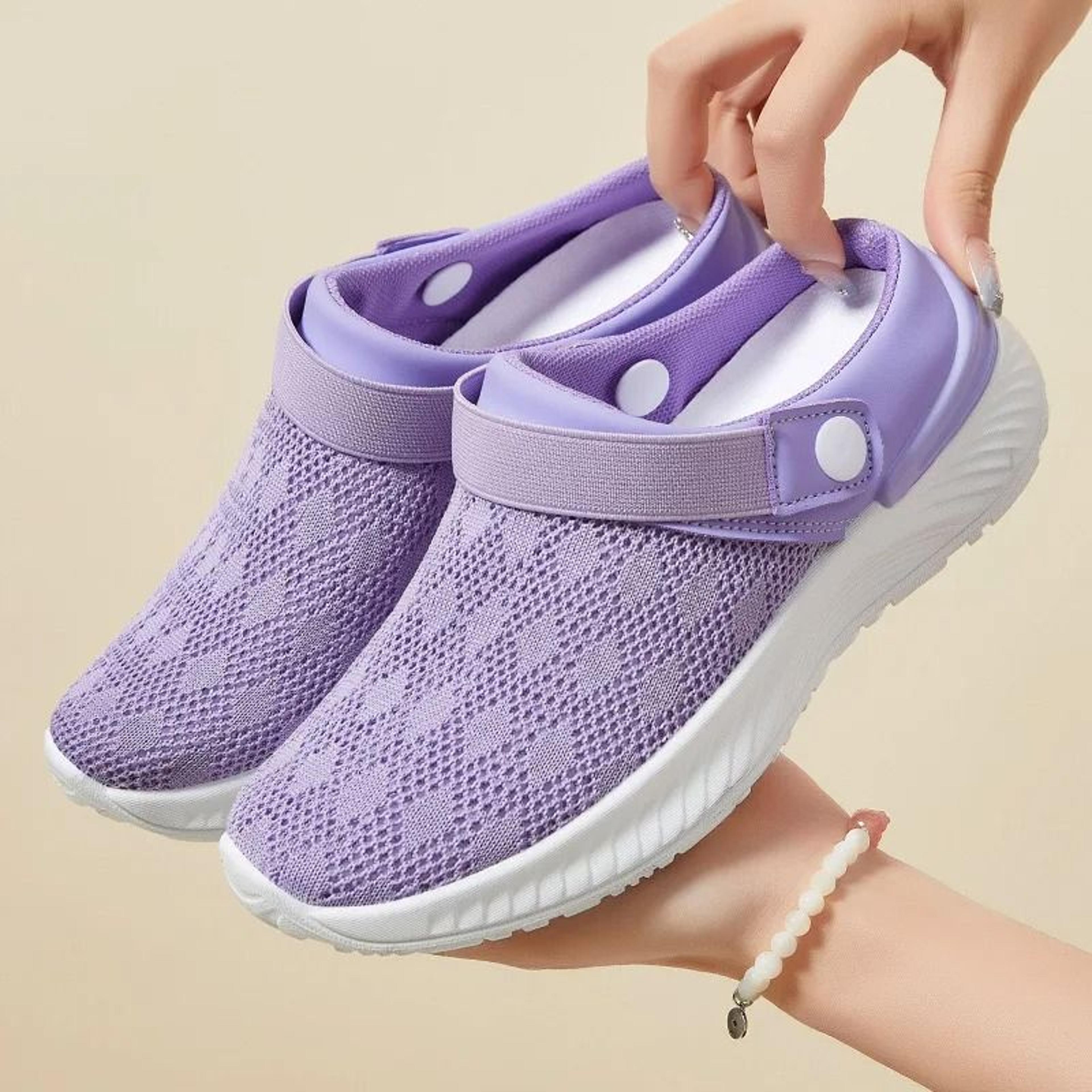 Womens Breathable Mesh Slip On Summer Walking Shoes 9