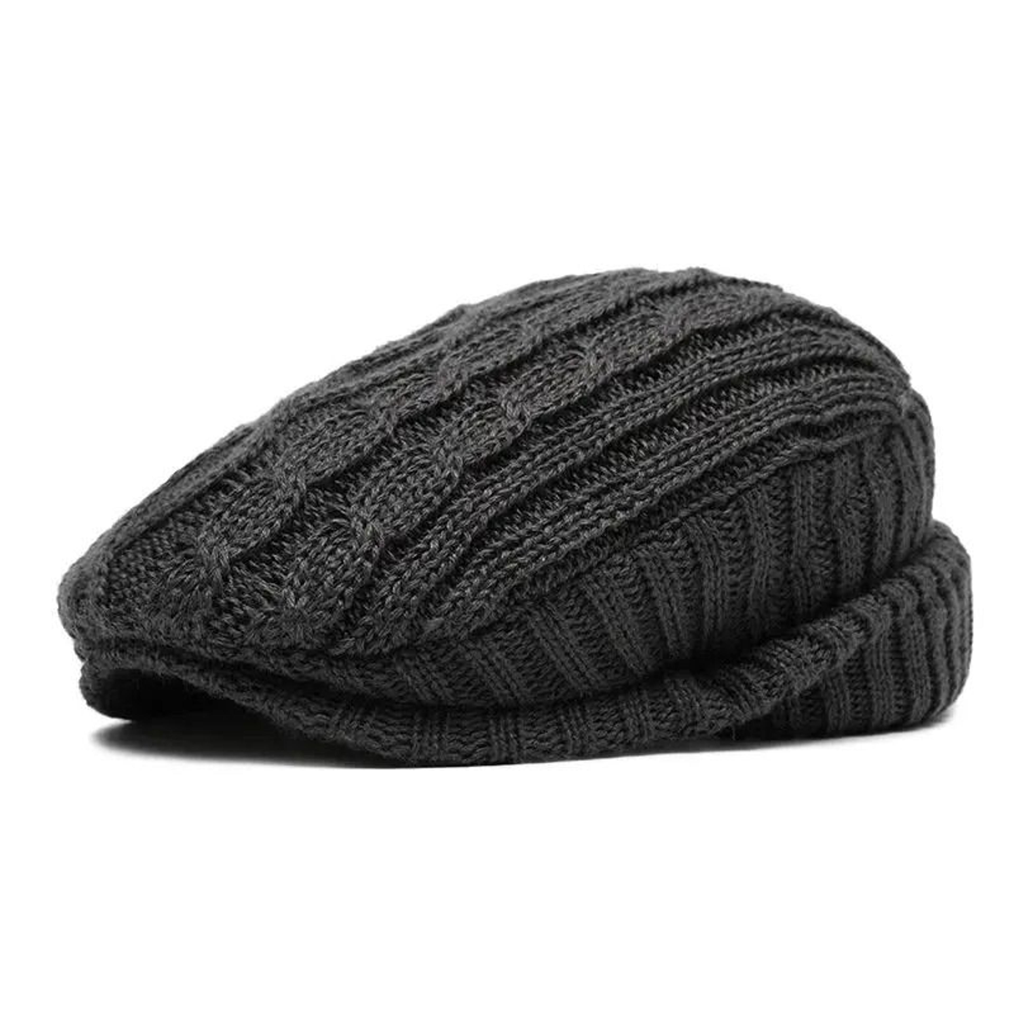 Autumn Winter Cotton Newsboy Cap Flat Peaked Beret For Men And Women 1