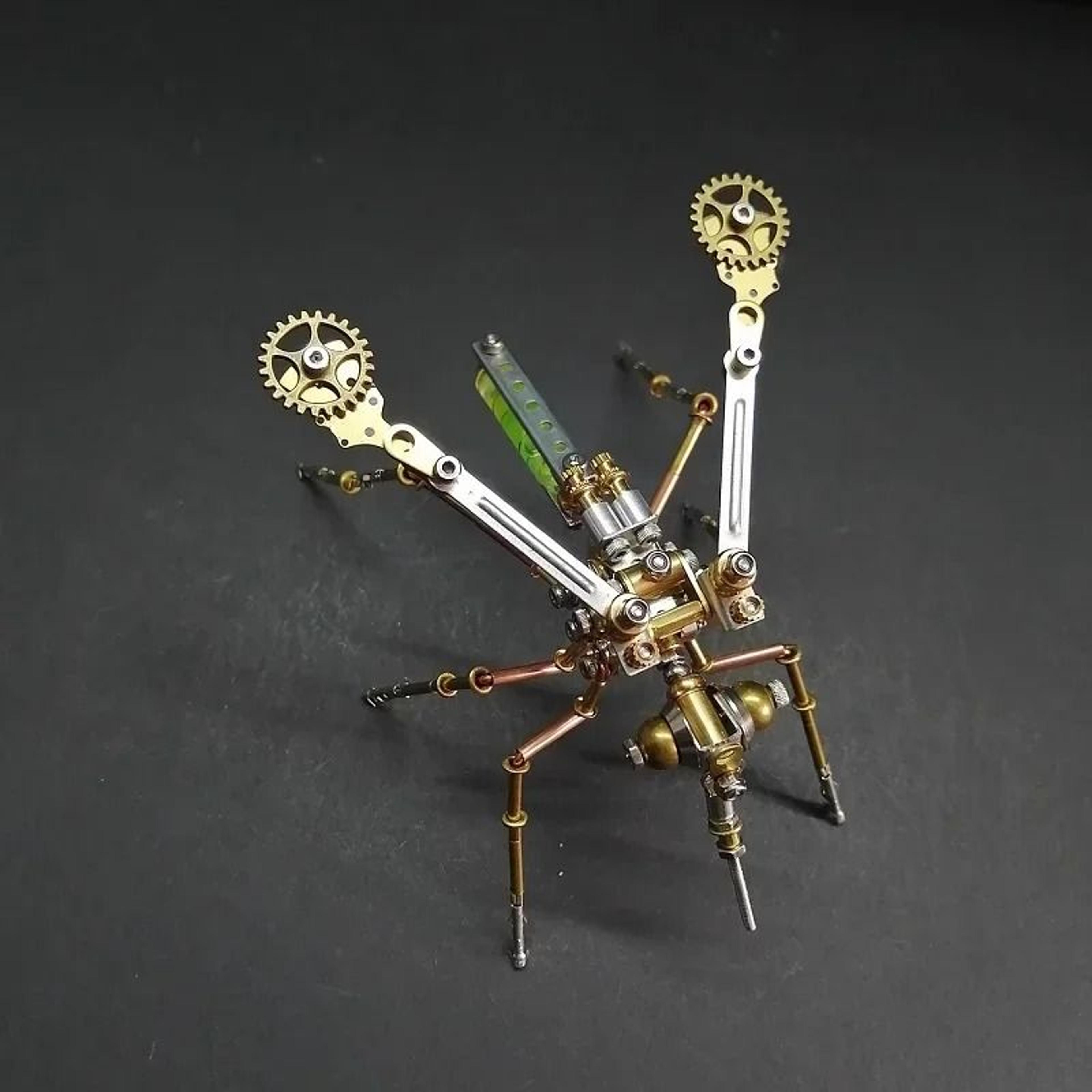 DIY Mechanical Spider Metal Model Kit Cyberpunk 3D Puzzle 5