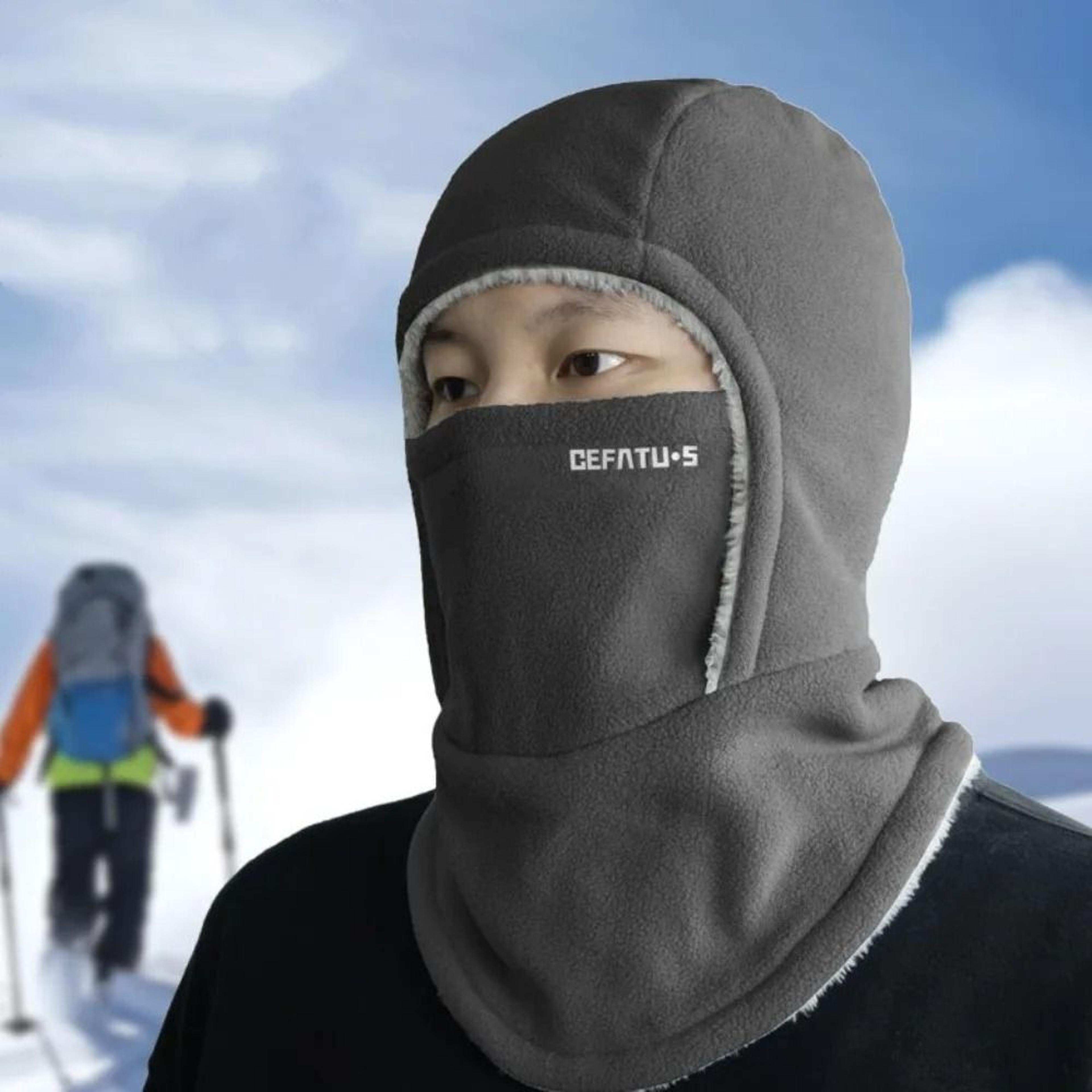 Thermal Fleece Balaclava Windproof Cycling And Ski Cap 12