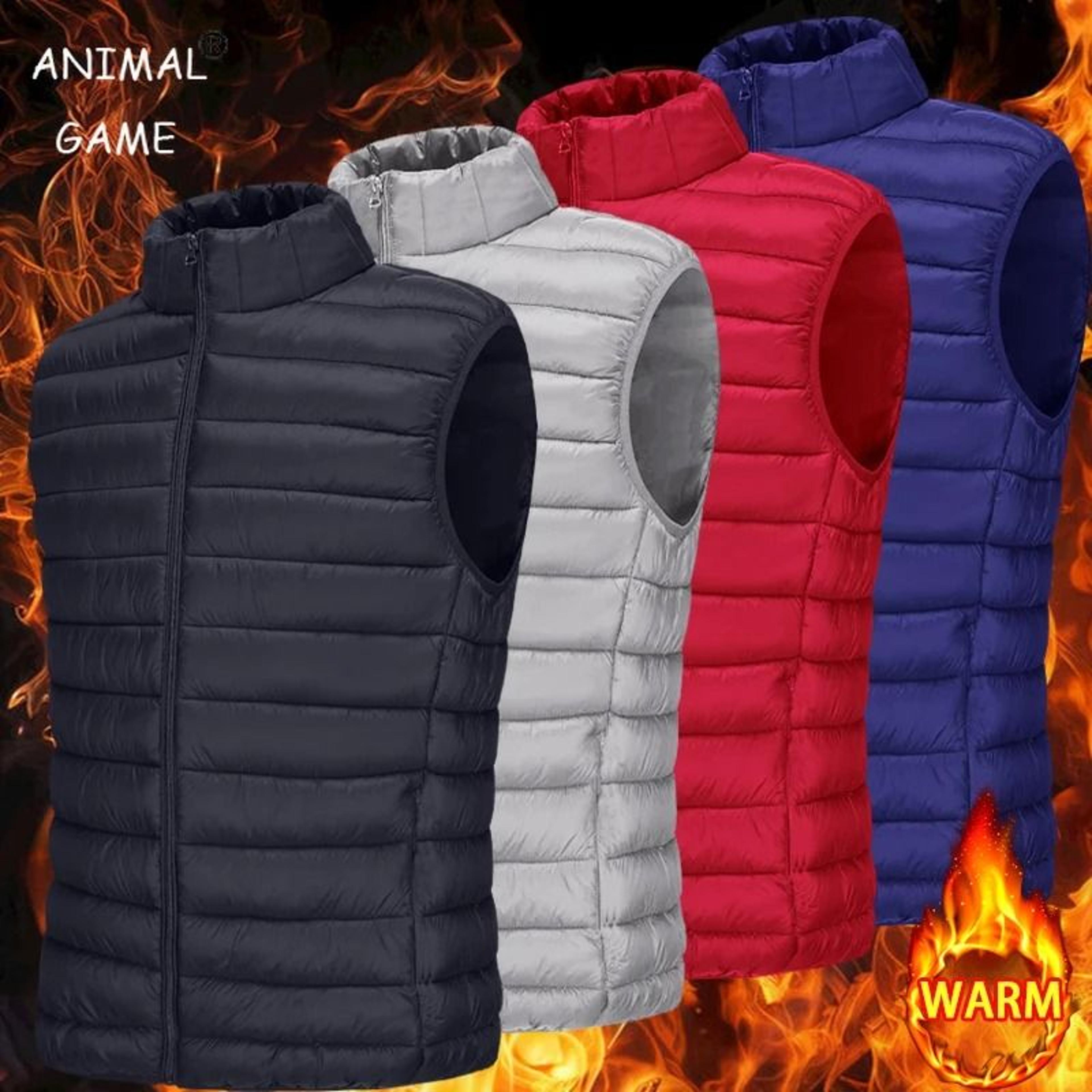 Mens Casual Vest Lightweight Sleeveless Jacket With Zipper And Pockets 0