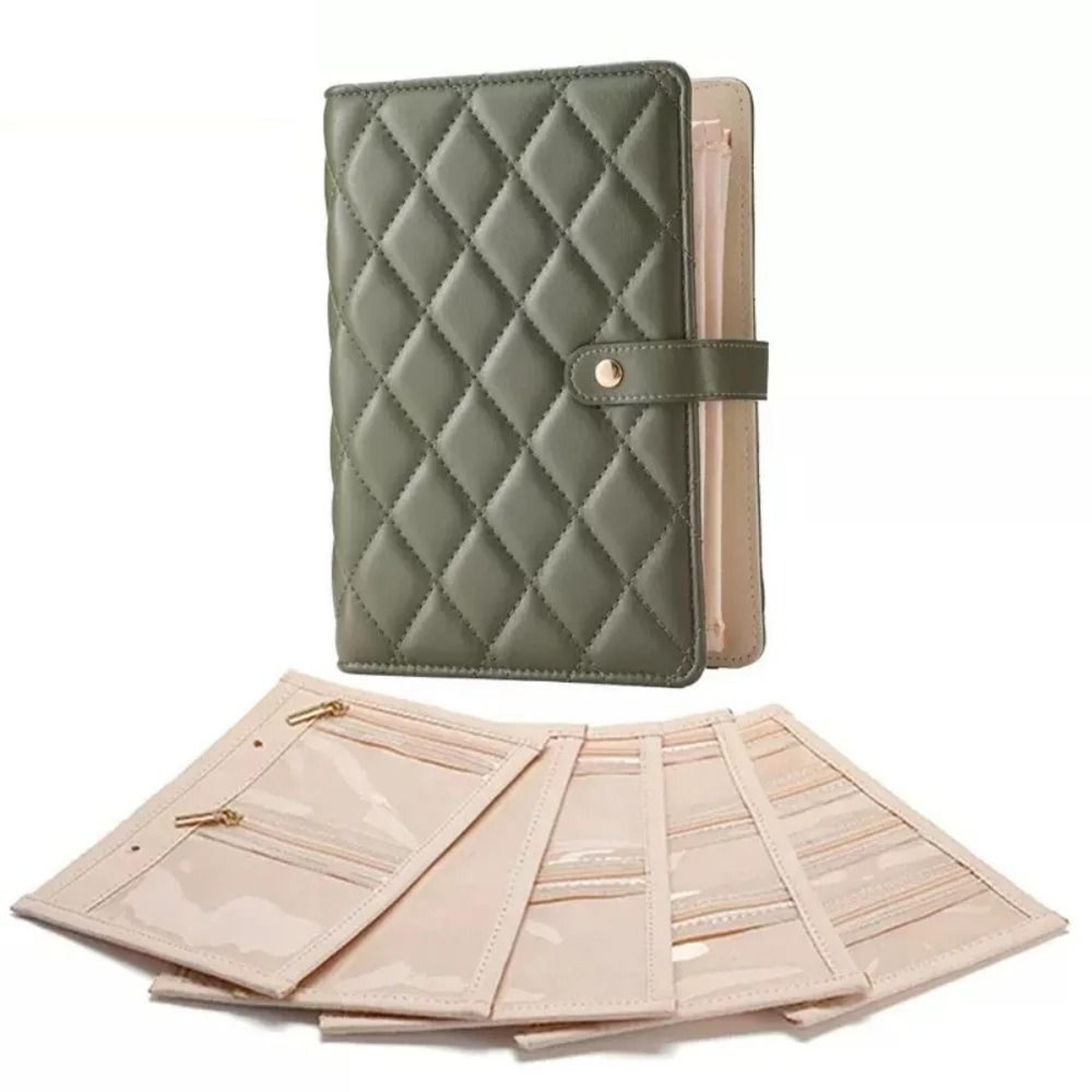 Travel Jewelry Organizer Book Compact Ring Binder Storage Case 3