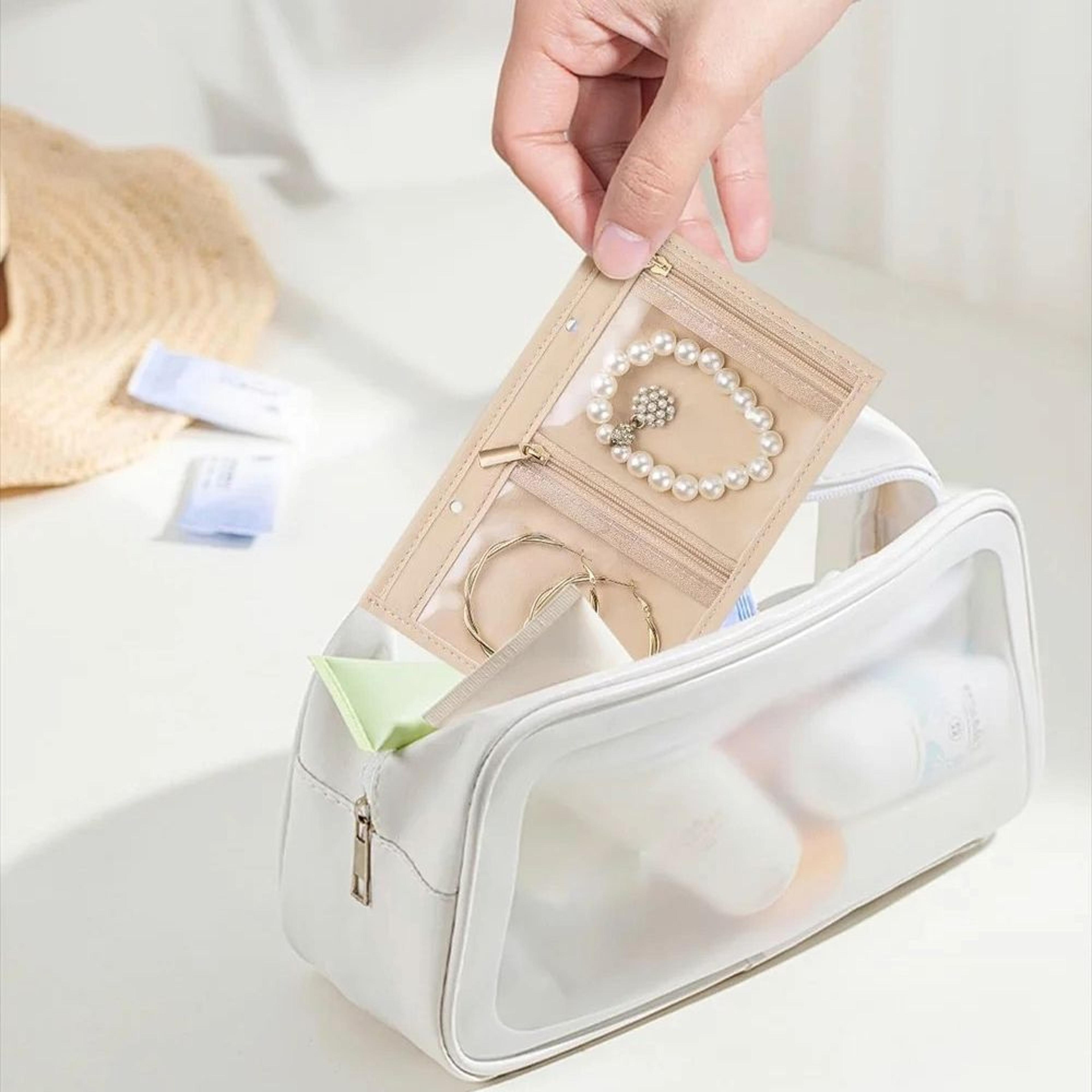Travel Jewelry Organizer Book Compact Ring Binder Storage Case 9
