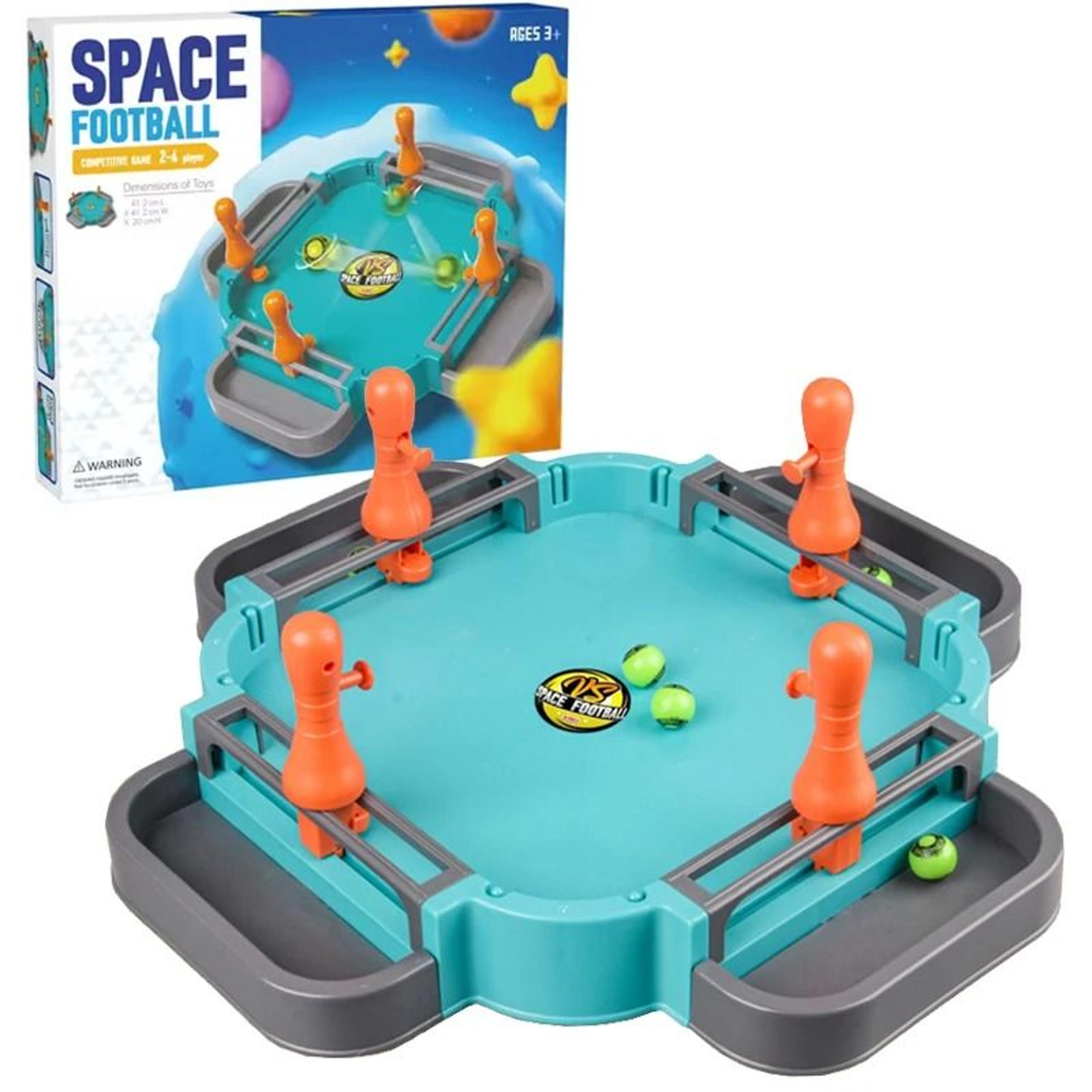 Kids Pinball Soccer Tabletop Marble Shoot Family Game 7