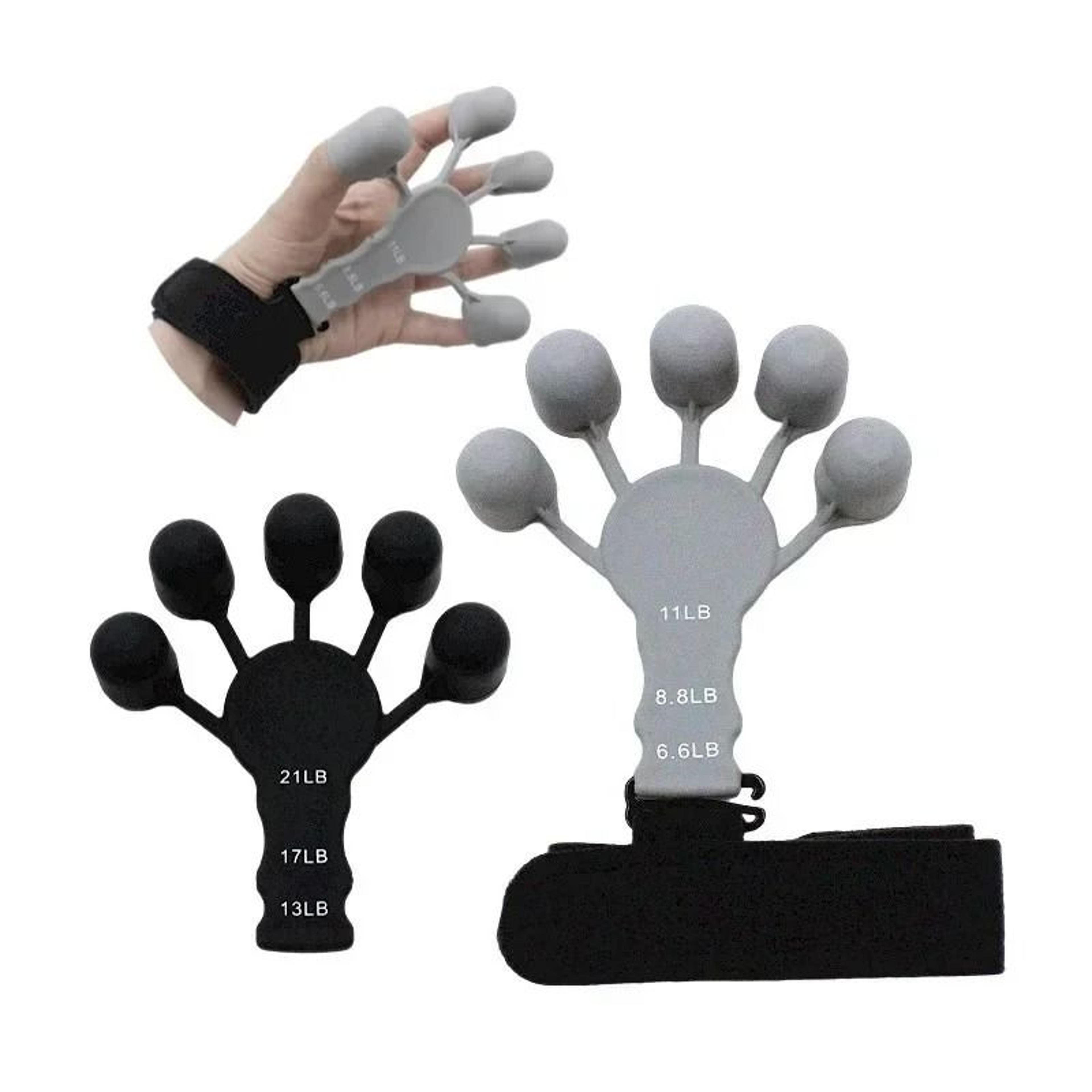 Silicone Finger Exercise Stretcher Hand Strengthener Grip Trainer 5