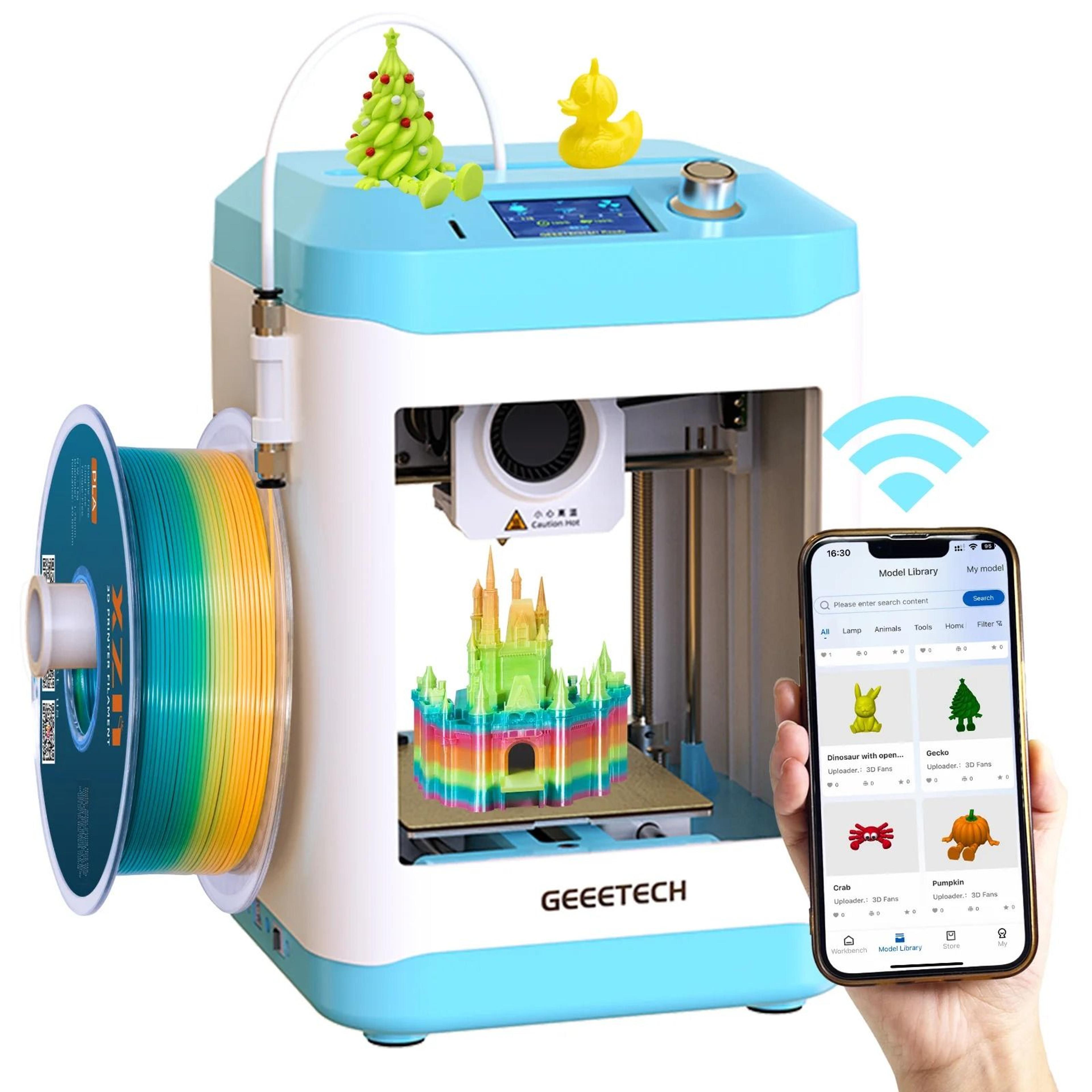 Geeetech M1 Mini 3D Printer For Kids And Beginners With Auto Leveling 1