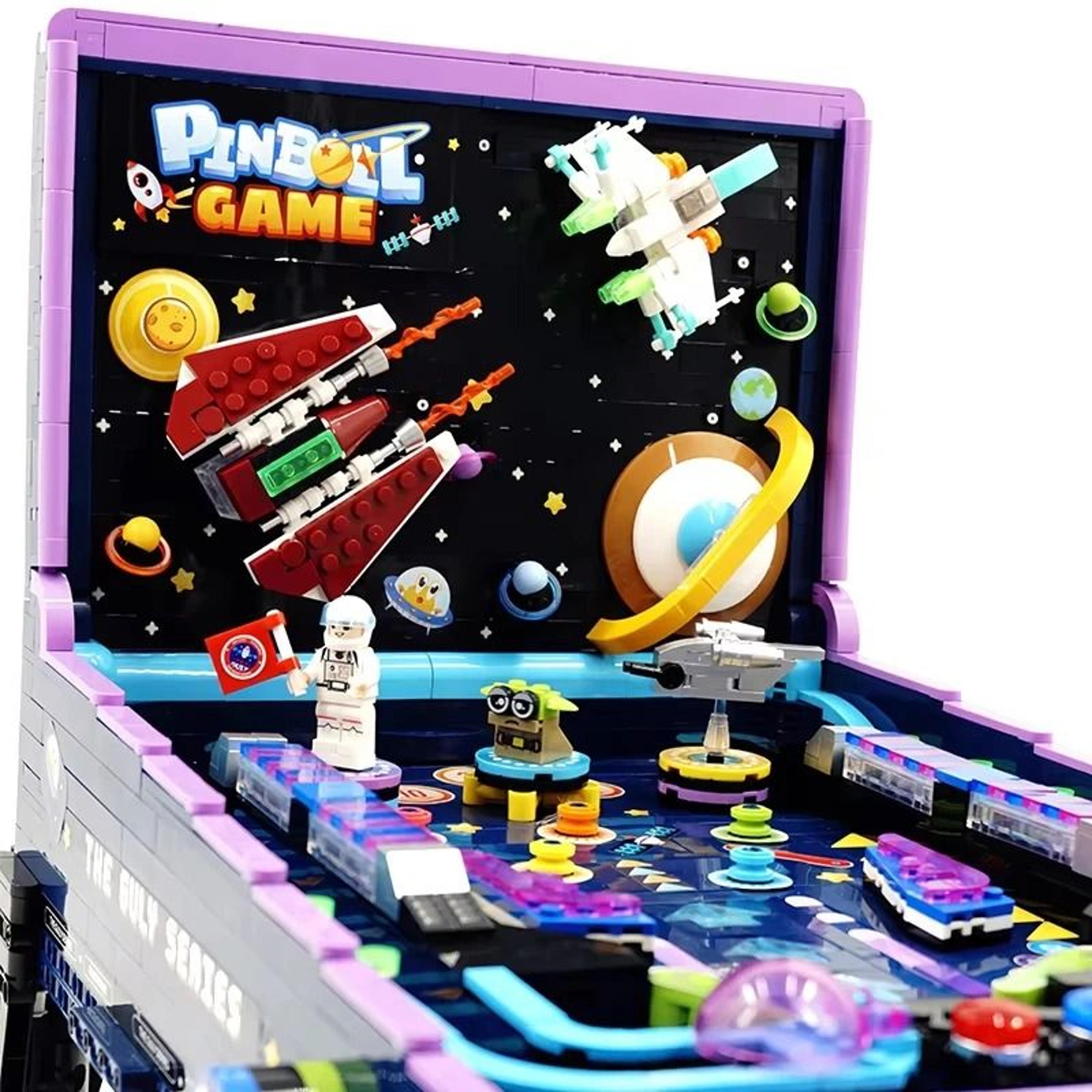 GULY Technical Brick Pinball Machine Building Block Set 1