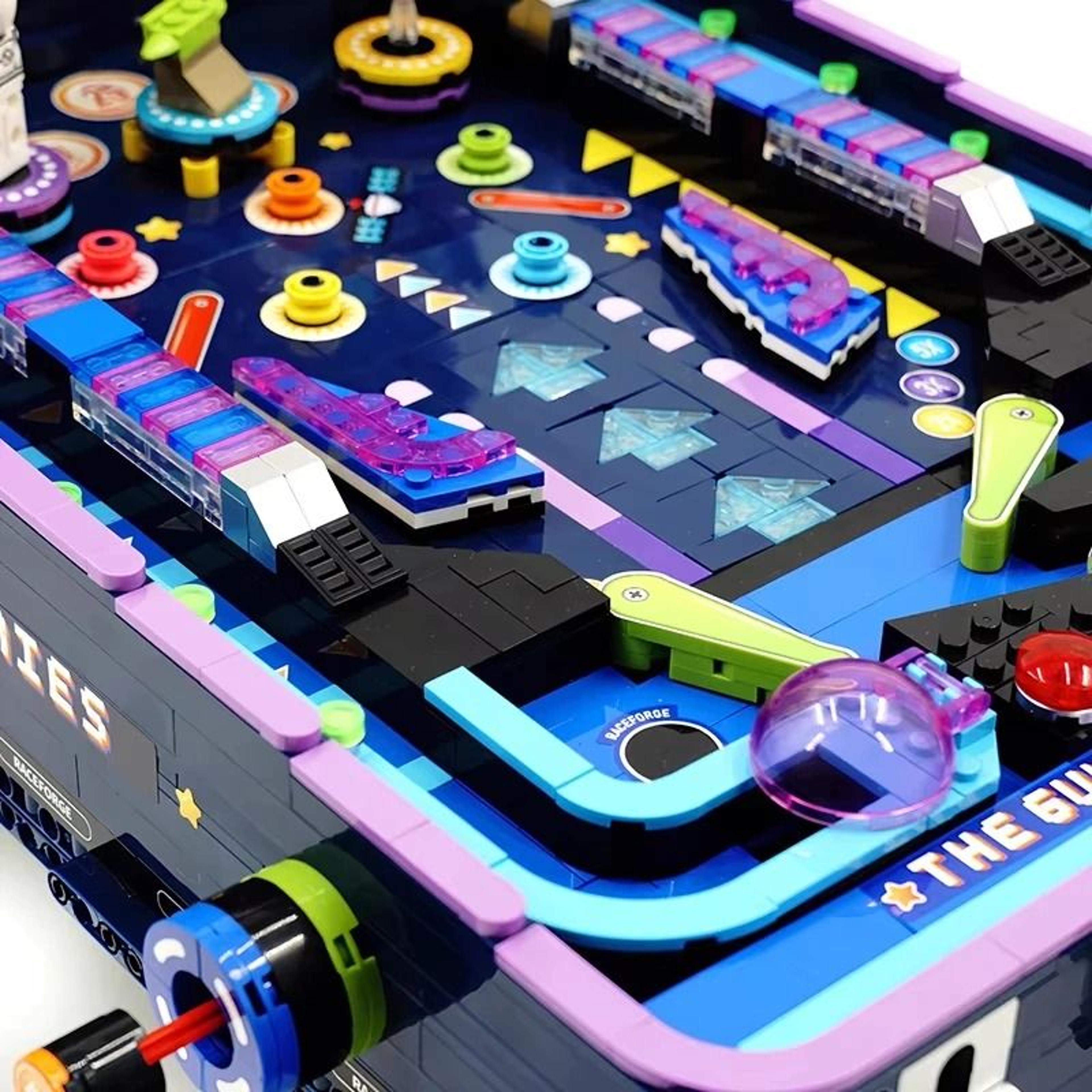 GULY Technical Brick Pinball Machine Building Block Set 2