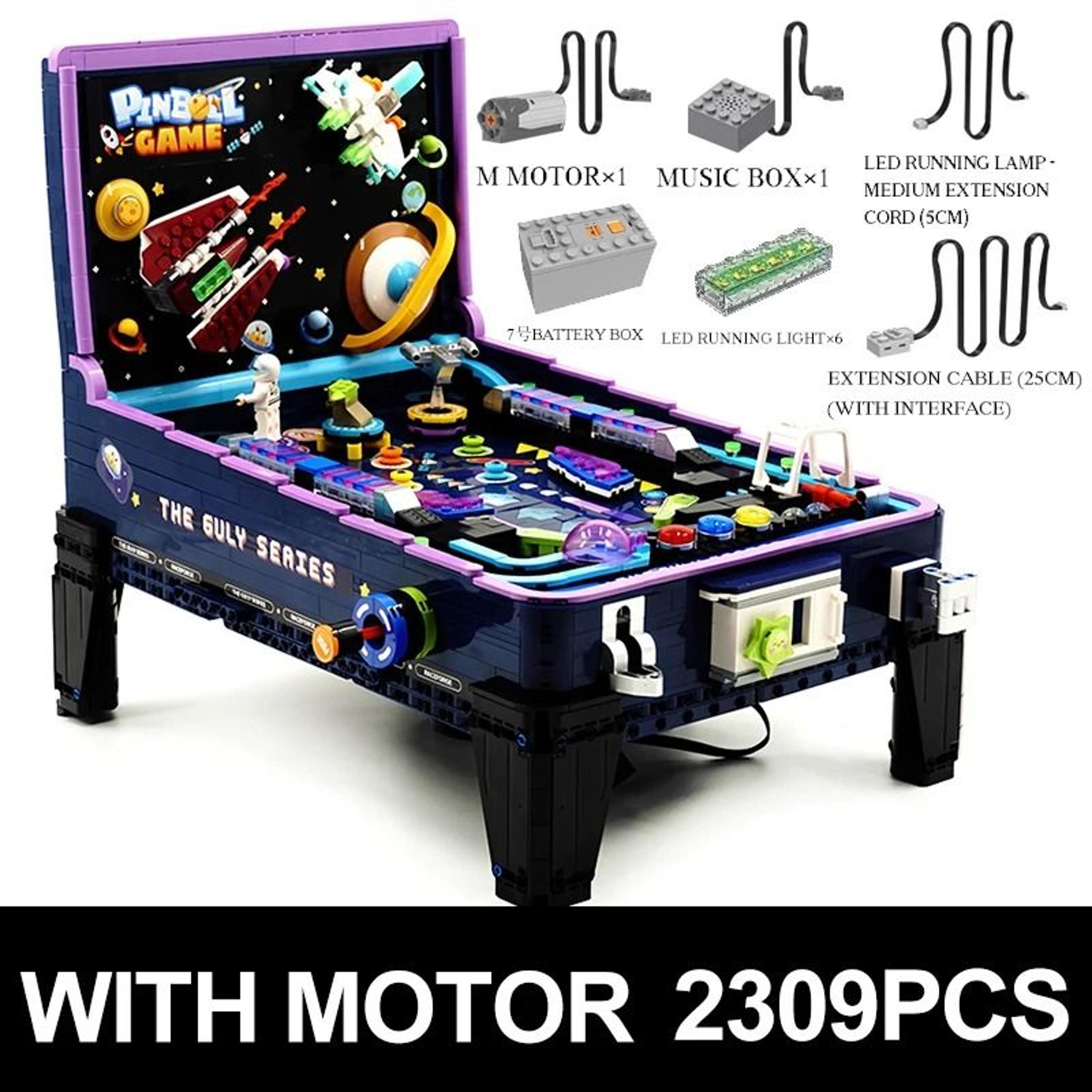 GULY Technical Brick Pinball Machine Building Block Set 3