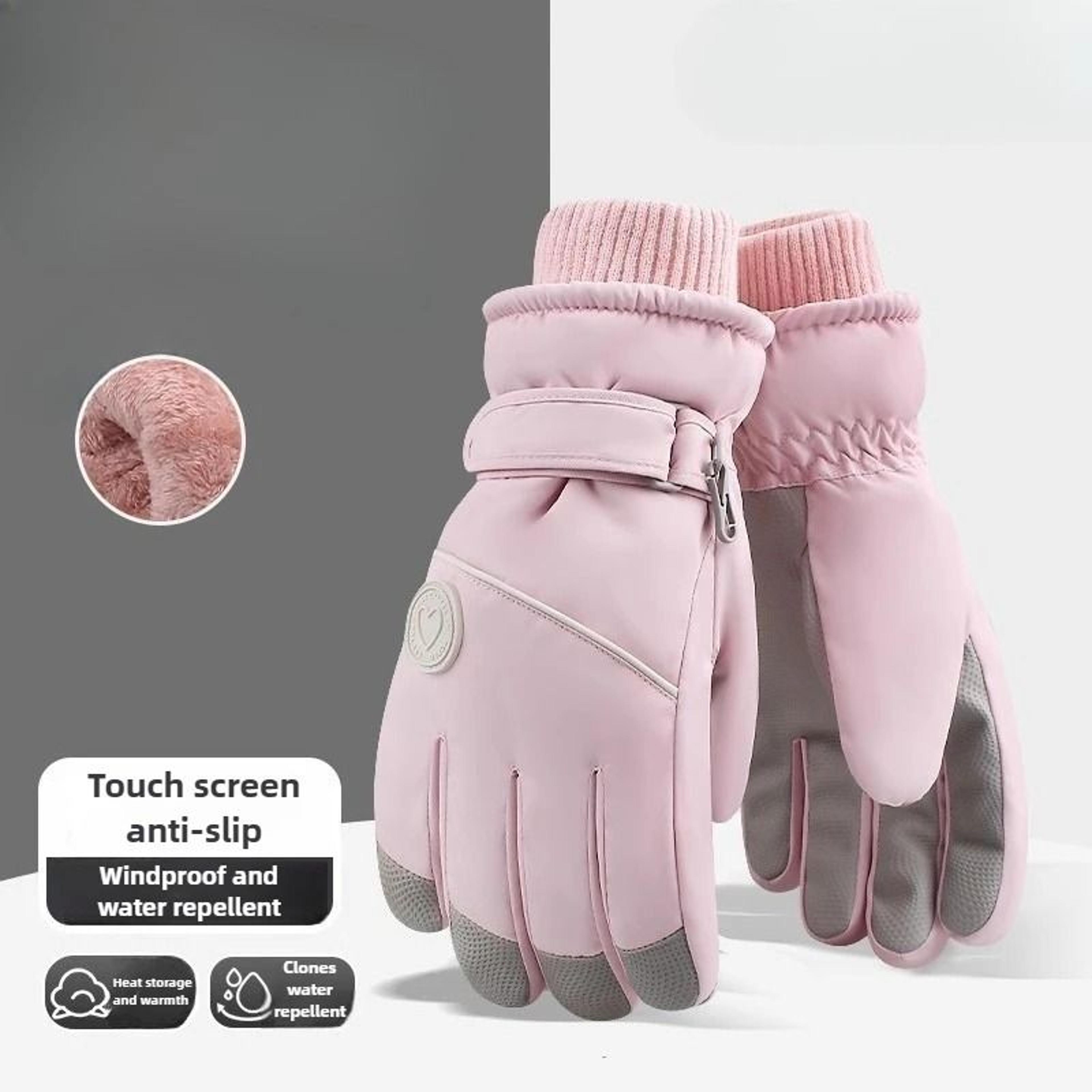 ArcticRide Women Winter Ski Gloves Fleece Lined Touchscreen Riding Gloves 3