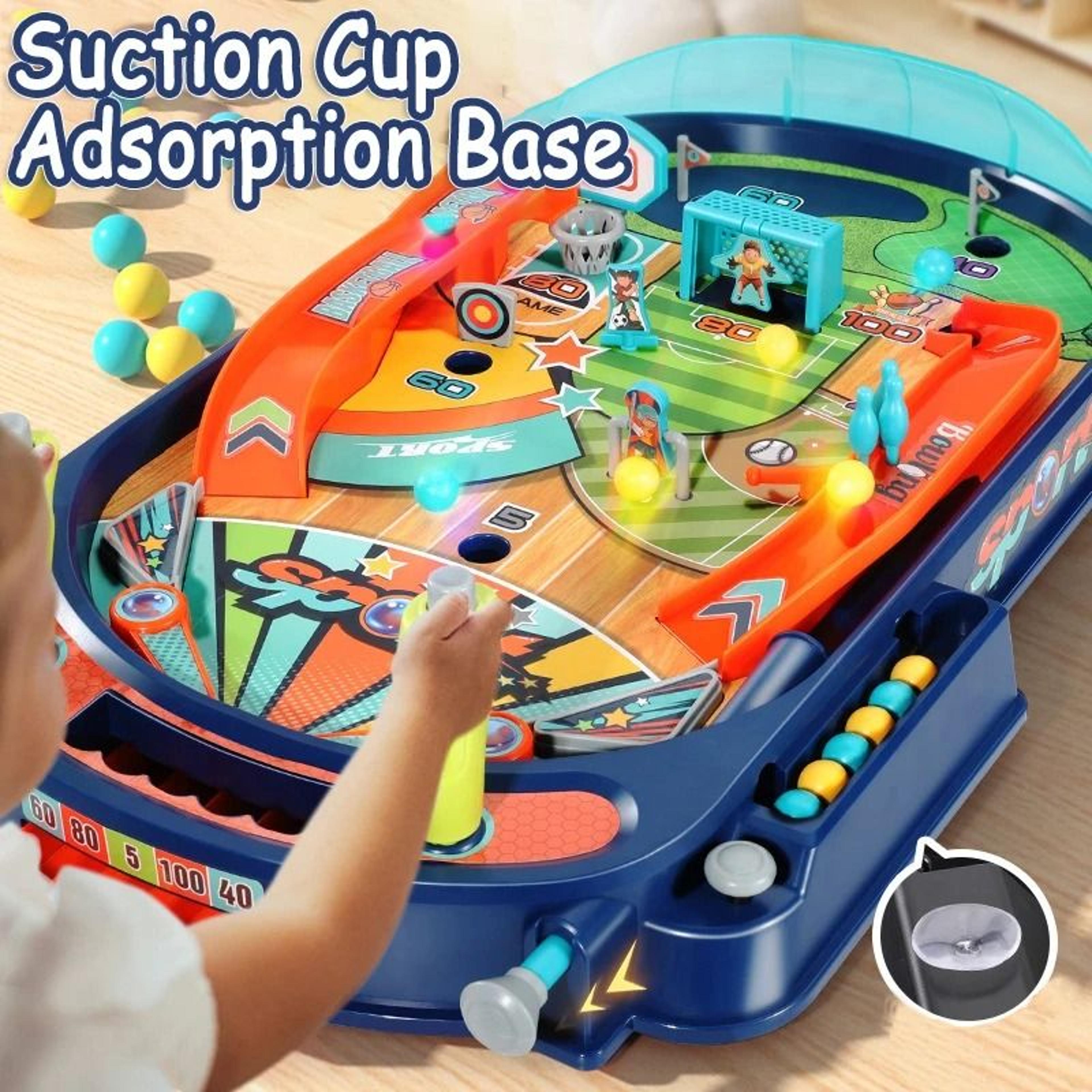 FunFlip Children Pinball Machine Toy Marble Battle Table Game 10