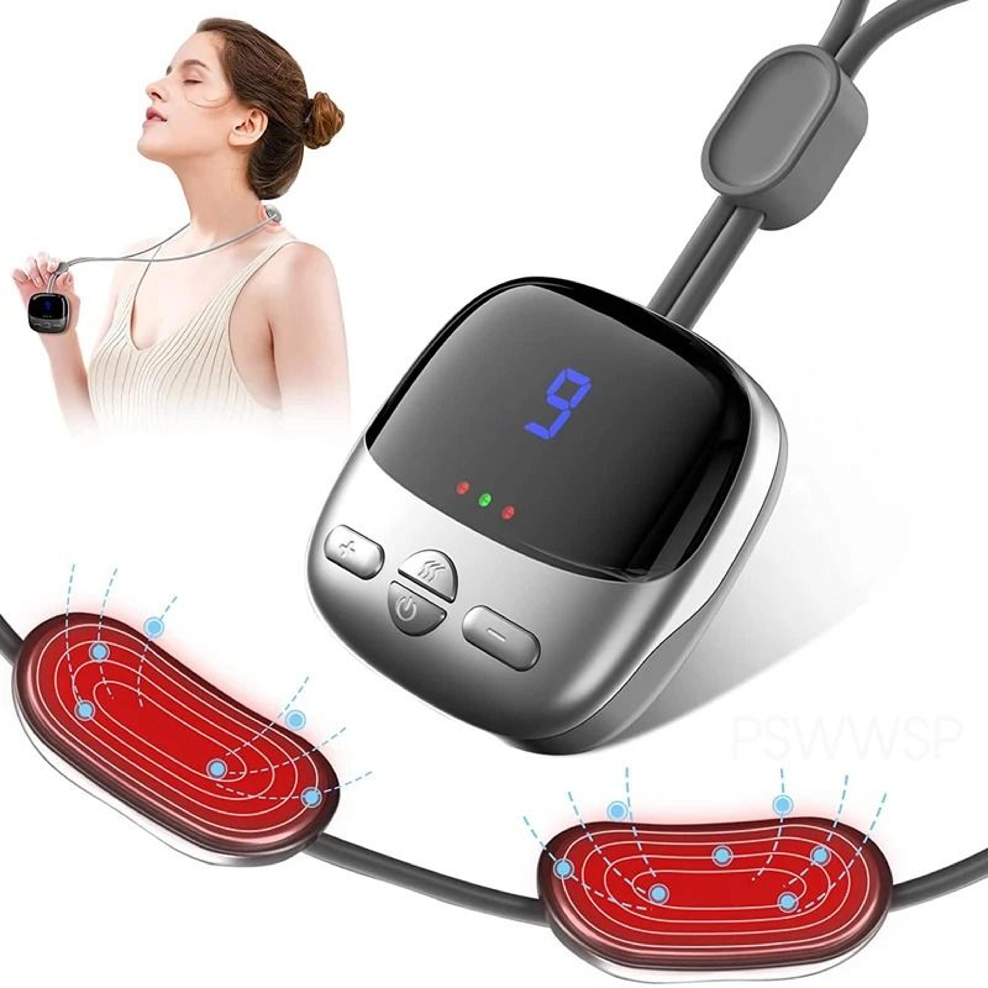RelaxTherm Smart Neck Massager With Heating For Cervical Spine Support 0