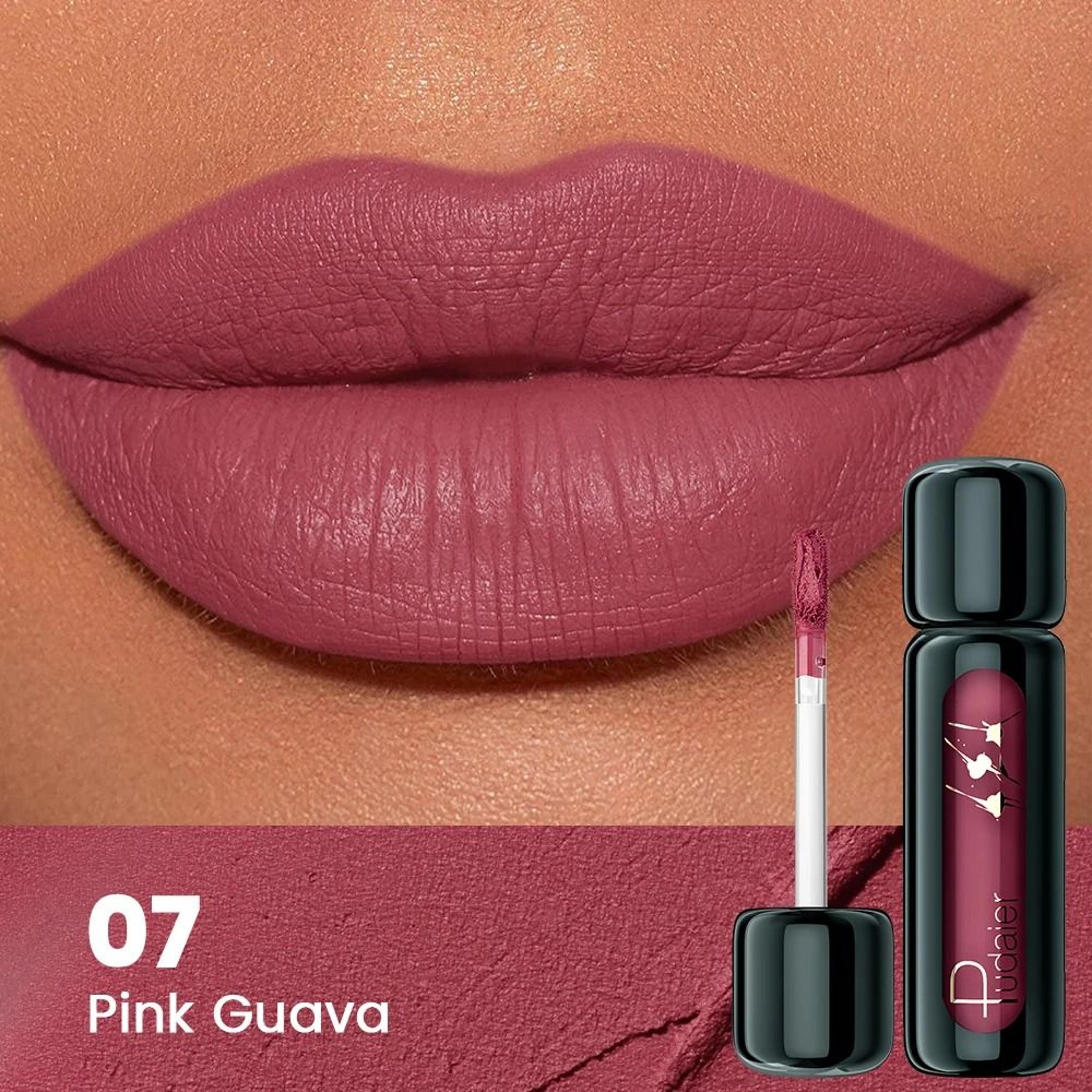 VelvetBloom Matte Velvet Lip Gloss High Pigment Liquid Lip Mud 7