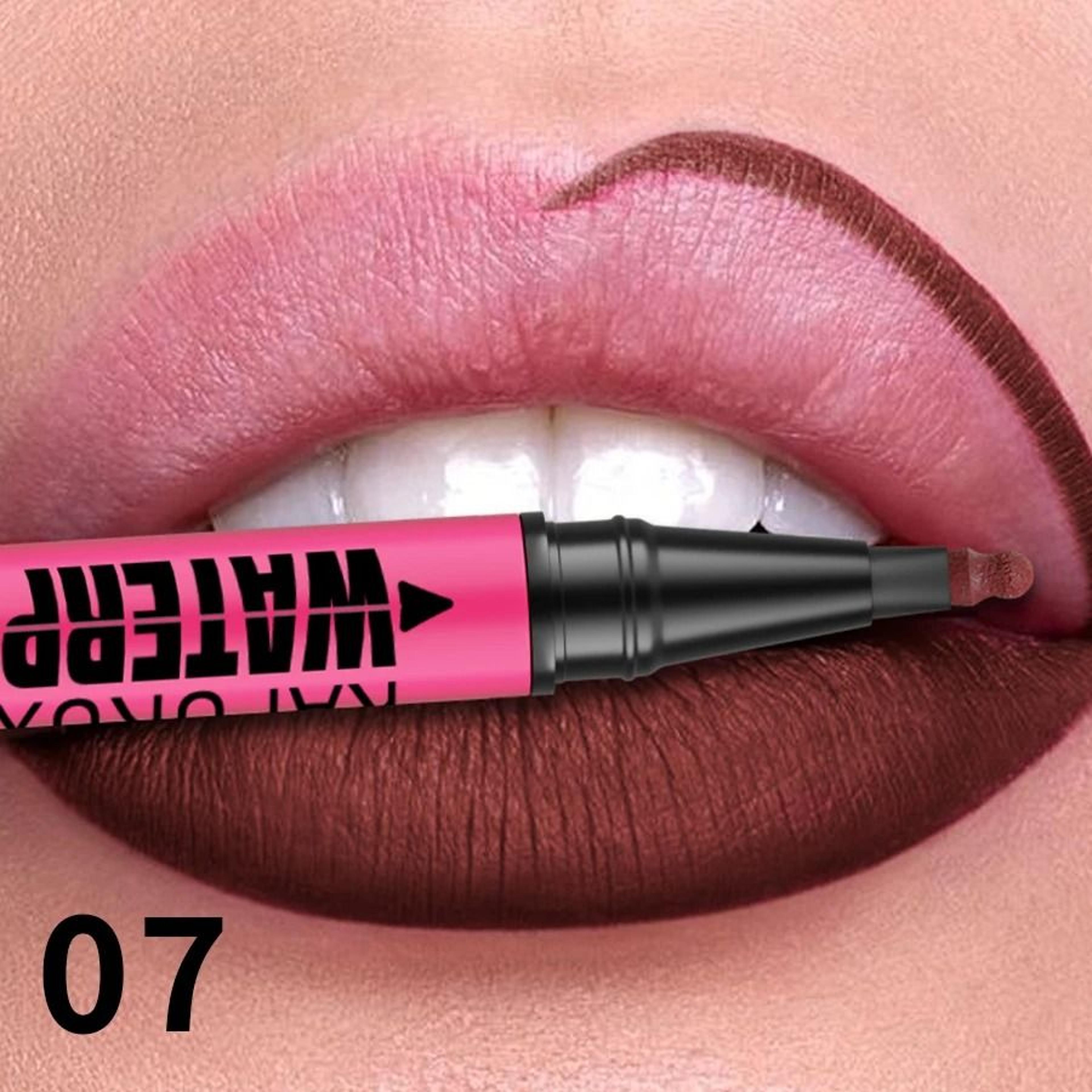 ContourFlex Waterproof Matte Lip Liner Liquid Lipliner Pencil 7