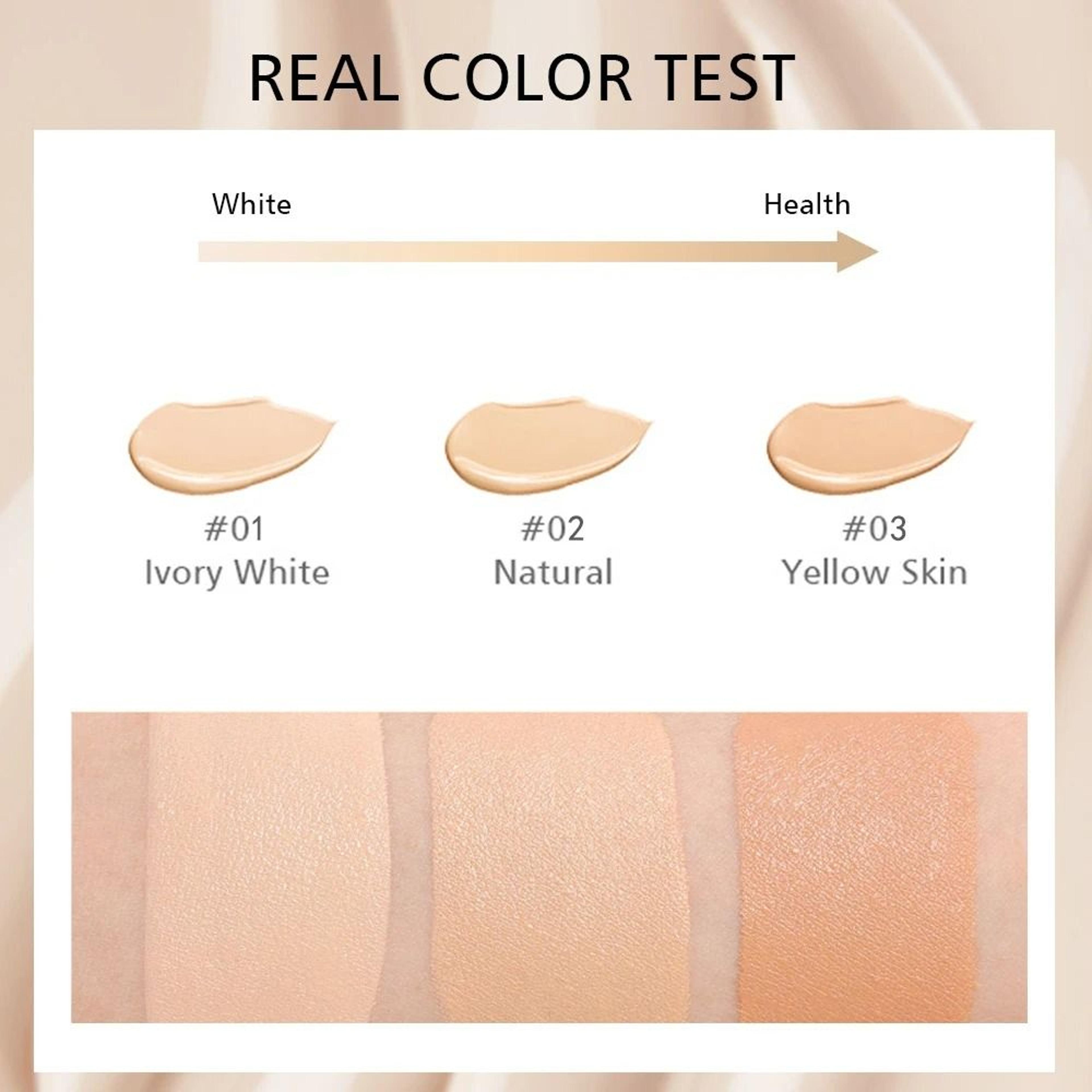 Liquid Foundation Natural Coverage Lightweight Flawless Finish 12
