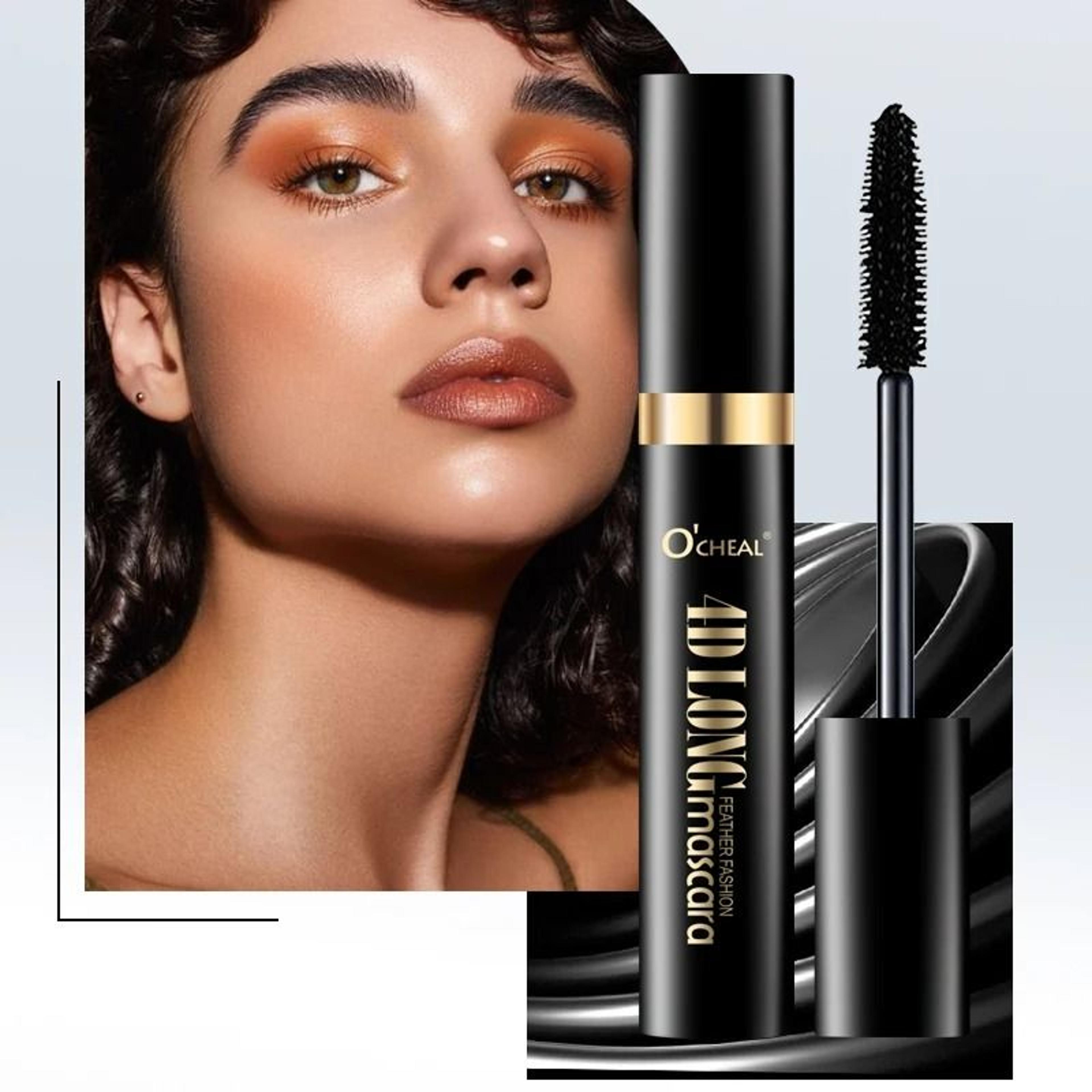 Ocheal 3D Silk Black Mascara For Lengthening And Curling Lashes 3