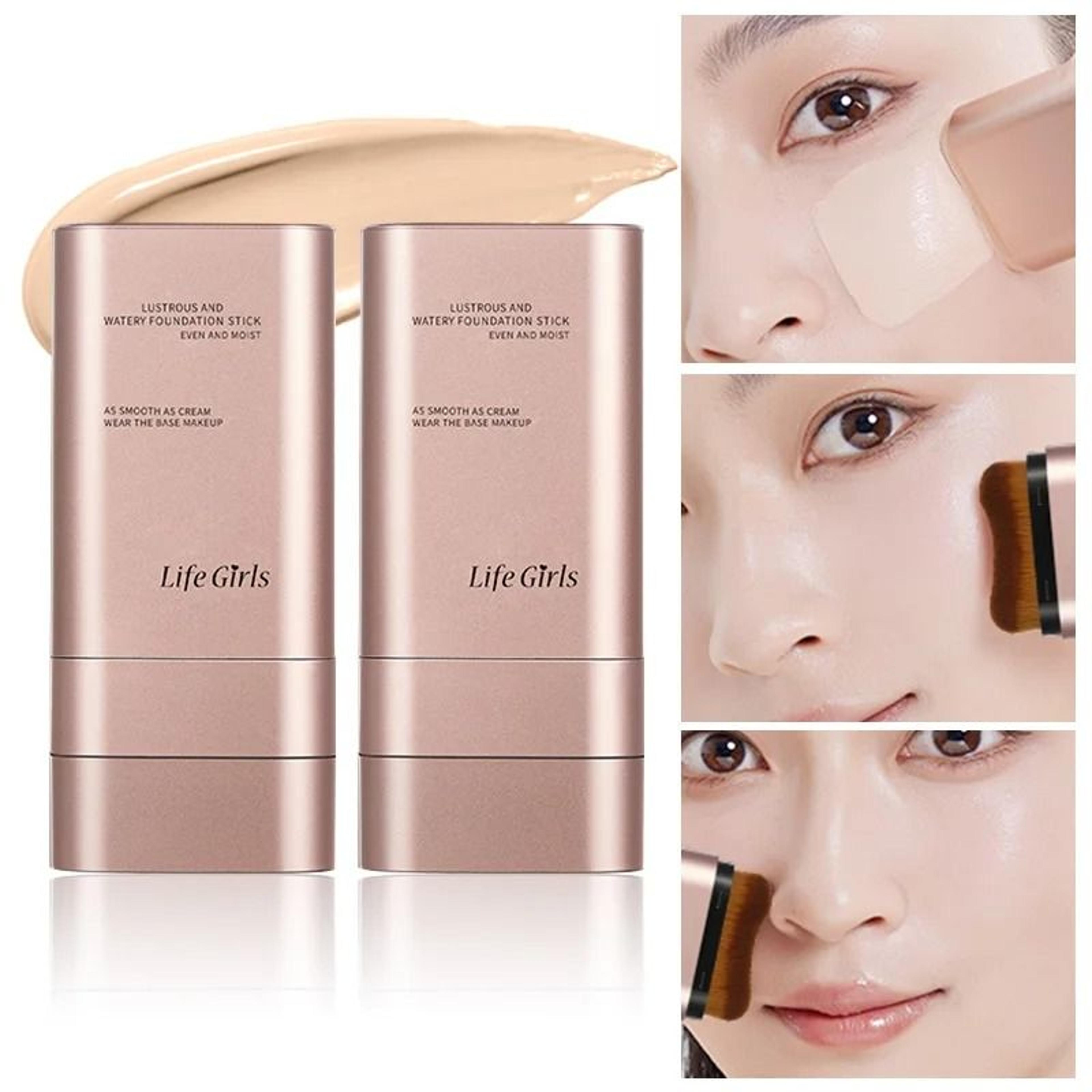 Light Moist Hydrating Foundation Stick With Built In Brush 0