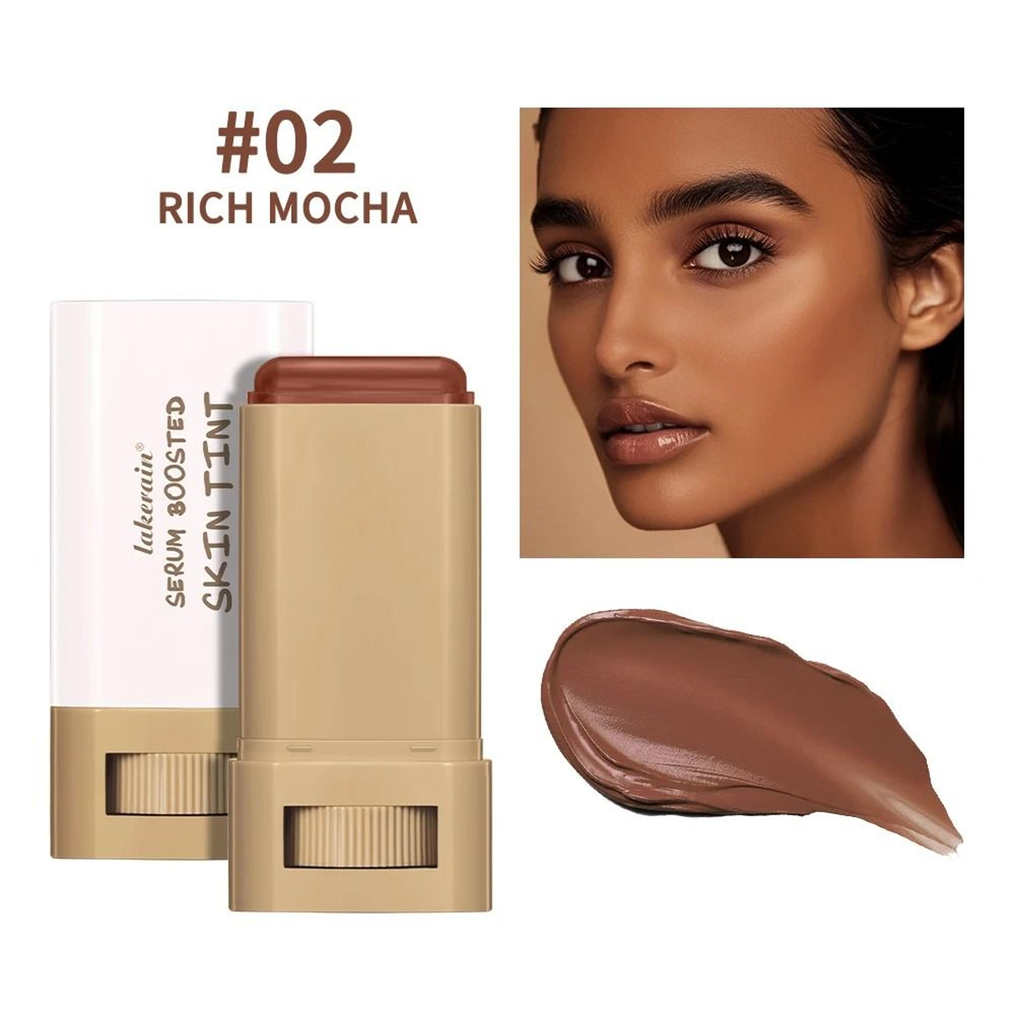 Serum Boosted Skin Tint Foundation Stick With Plumping Coverage 2