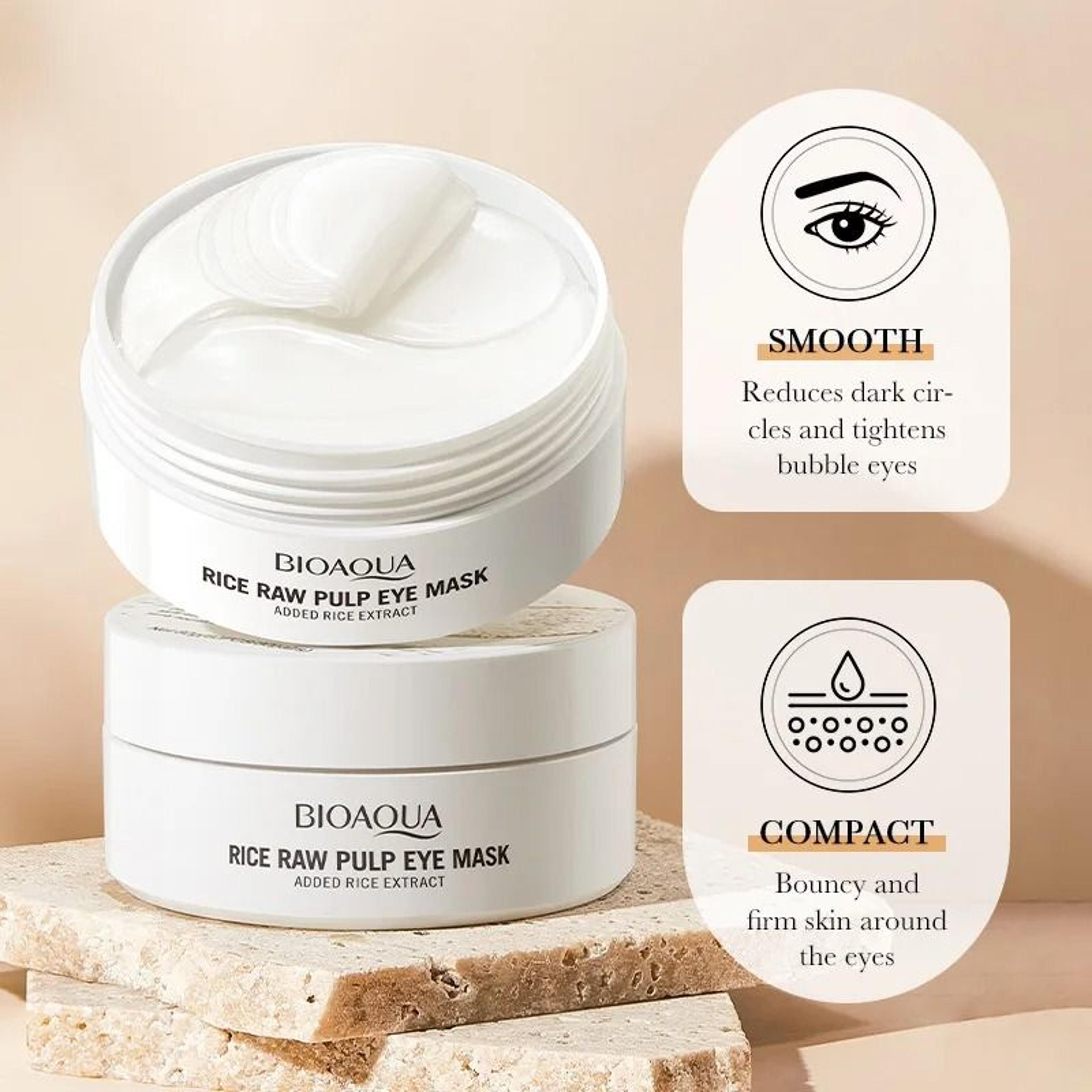 BIOAQUA White Rice Collagen Eye Mask For Dark Circles And Firming Care 1