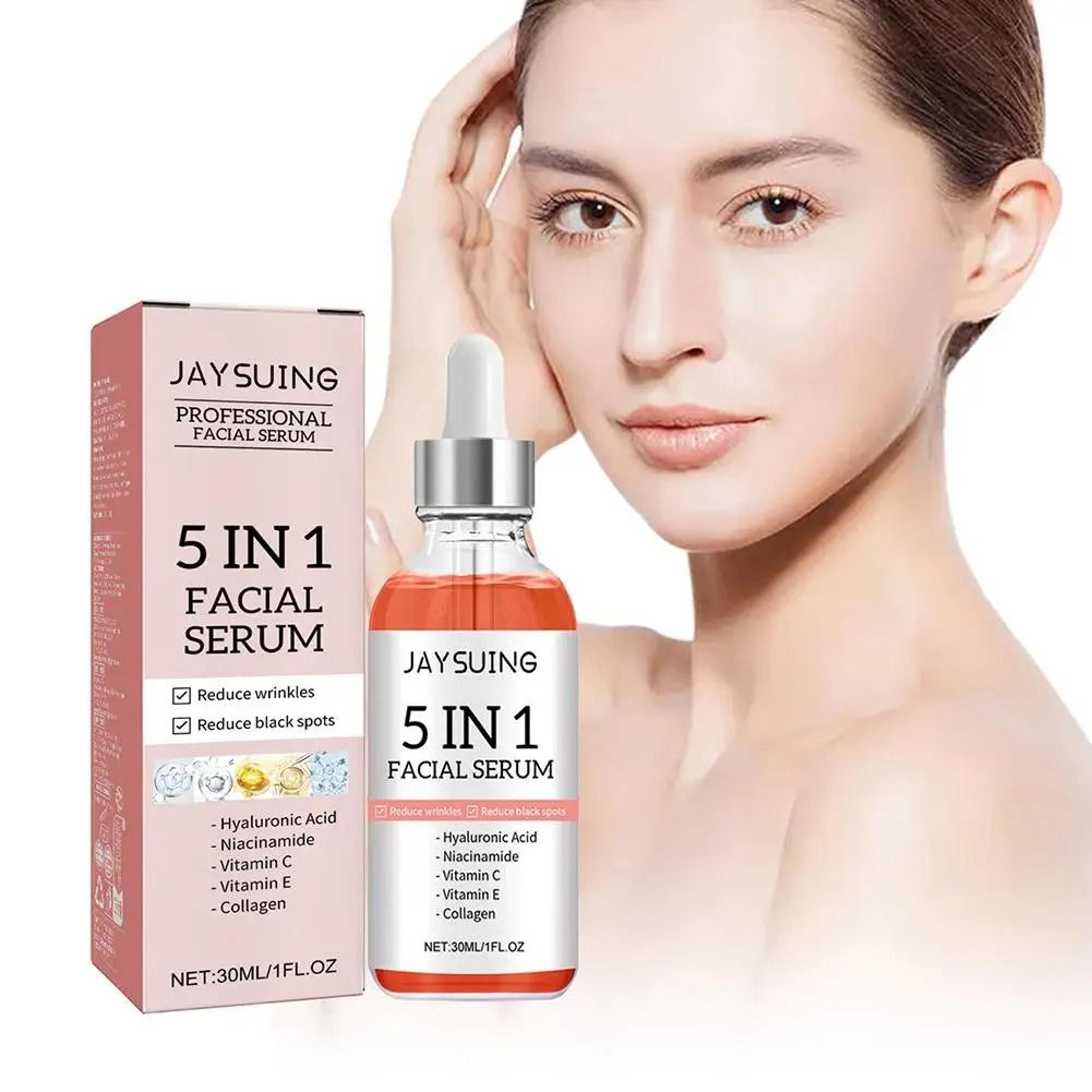 5 In 1 Vitamin C Hyaluronic Acid Firming Face Serum 1