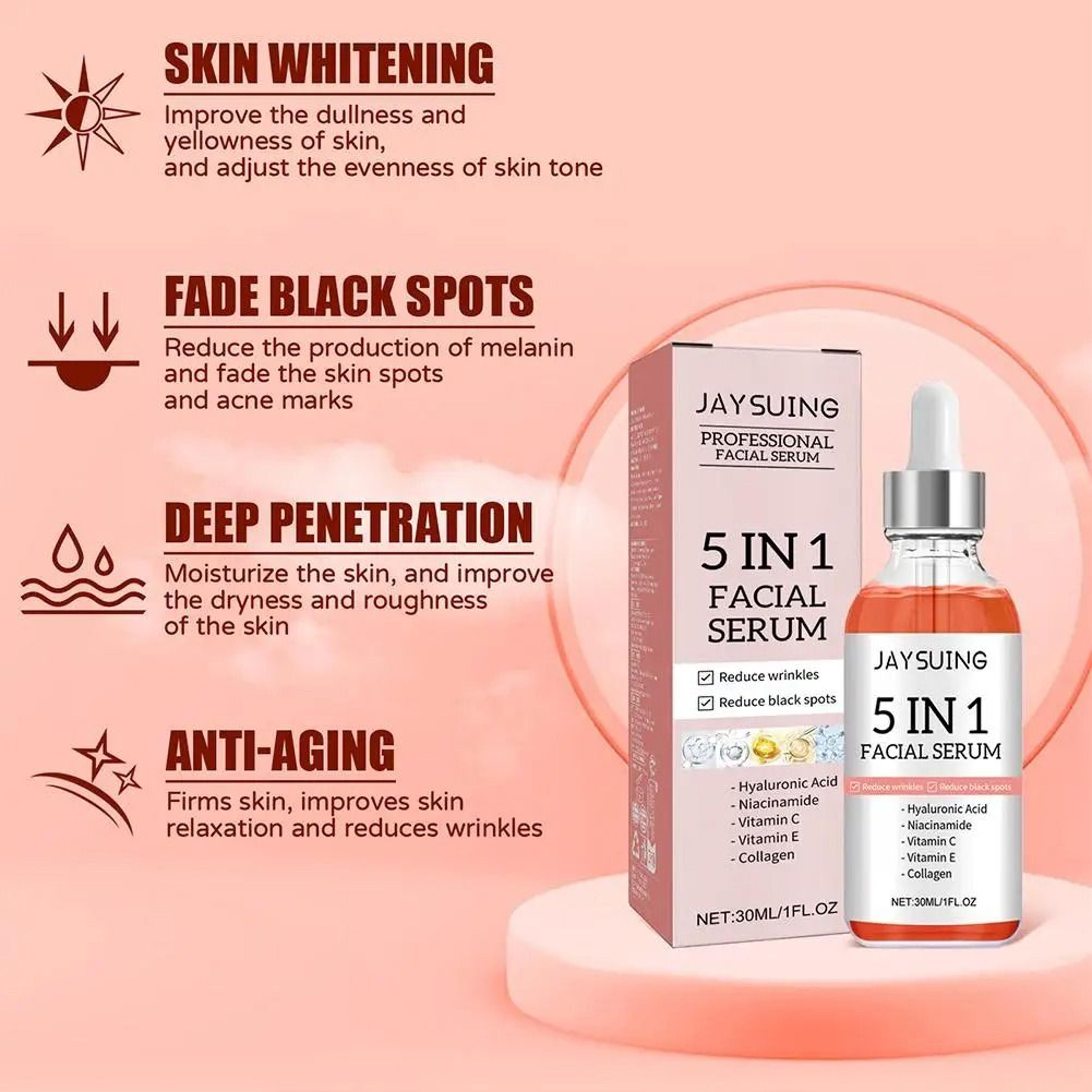 5 In 1 Vitamin C Hyaluronic Acid Firming Face Serum 5