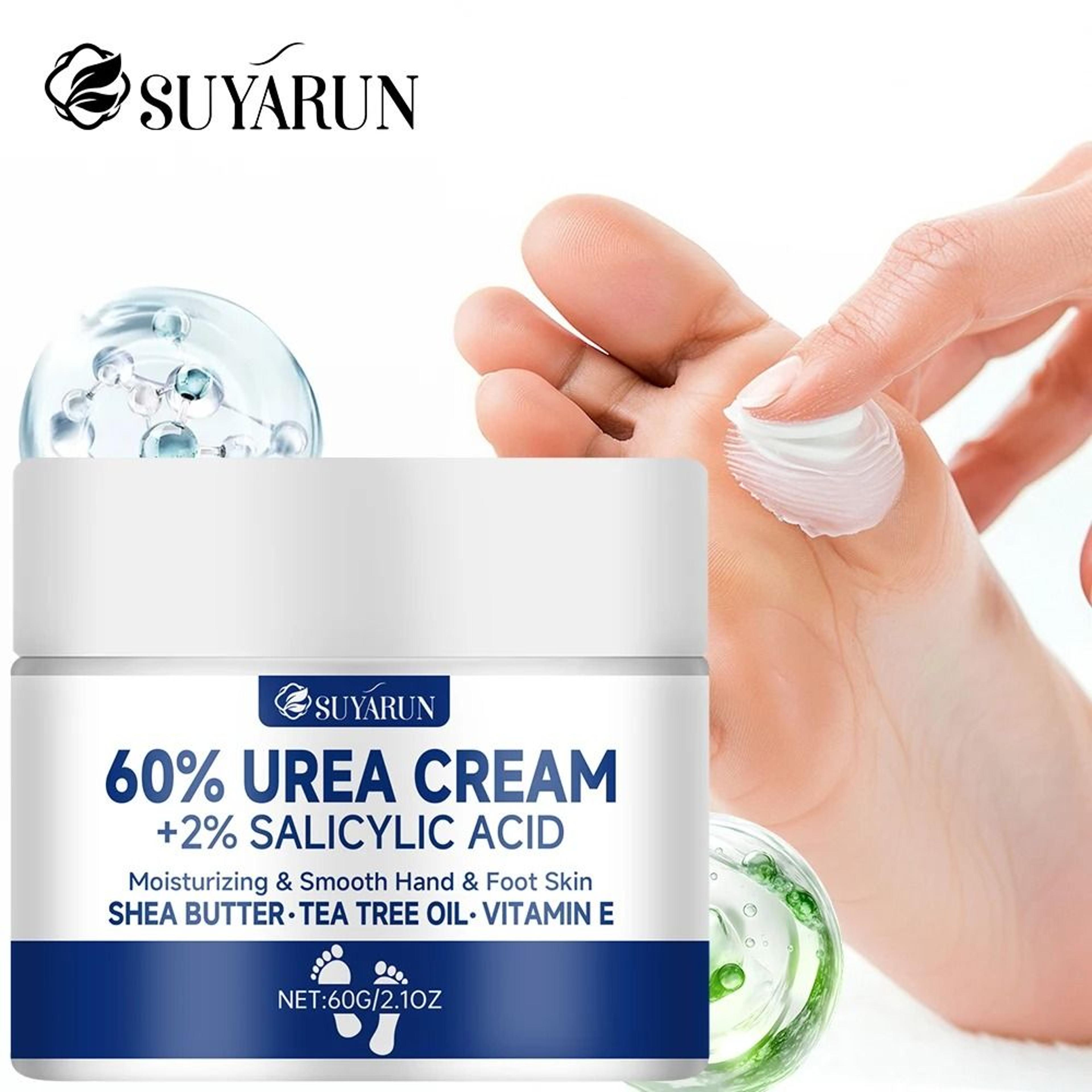 SUYARUN 60 Percent Urea Foot Cream For Cracked Heels And Callus Care 0