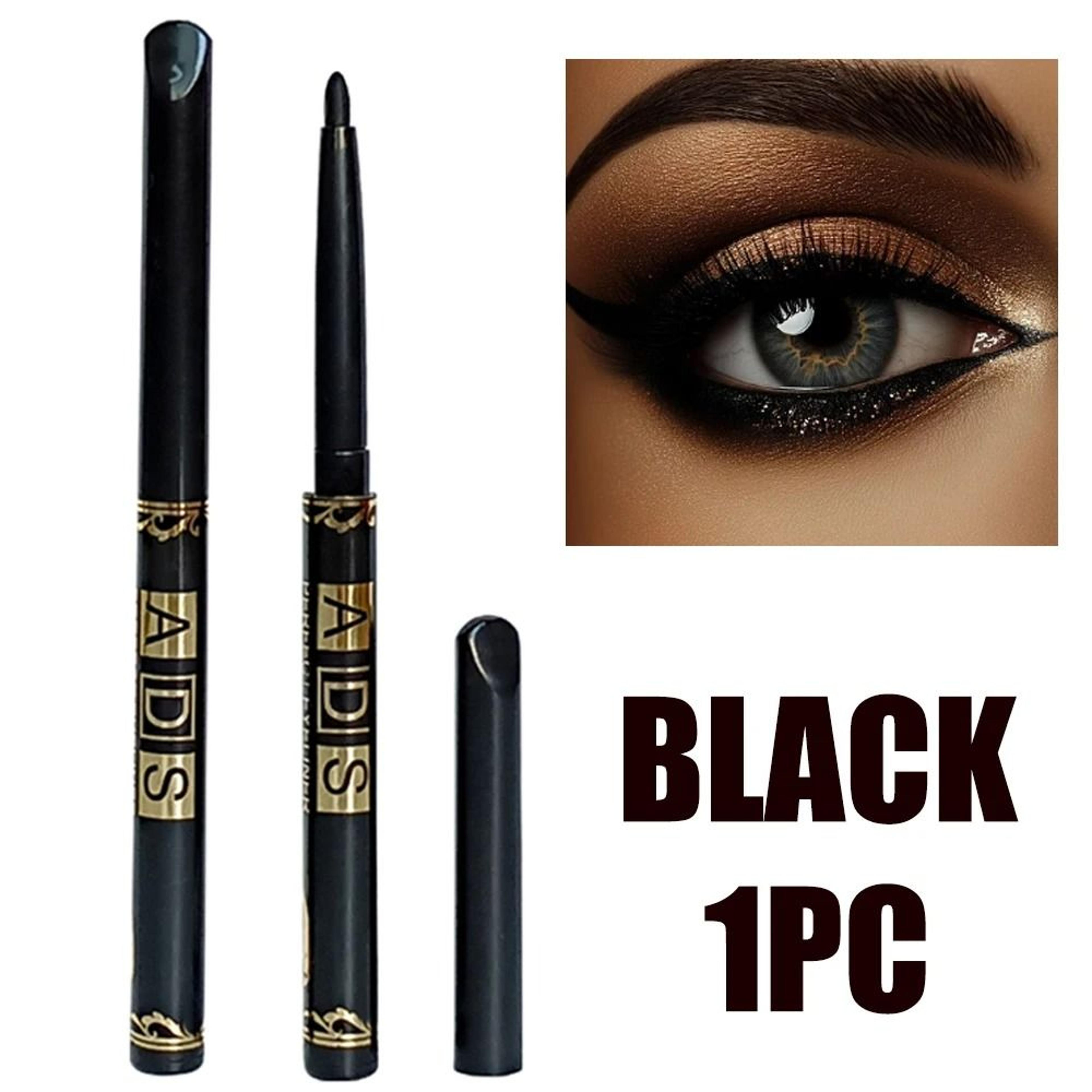 2Pcs Waterproof Black And Brown Eyeliner Pencil Set 1