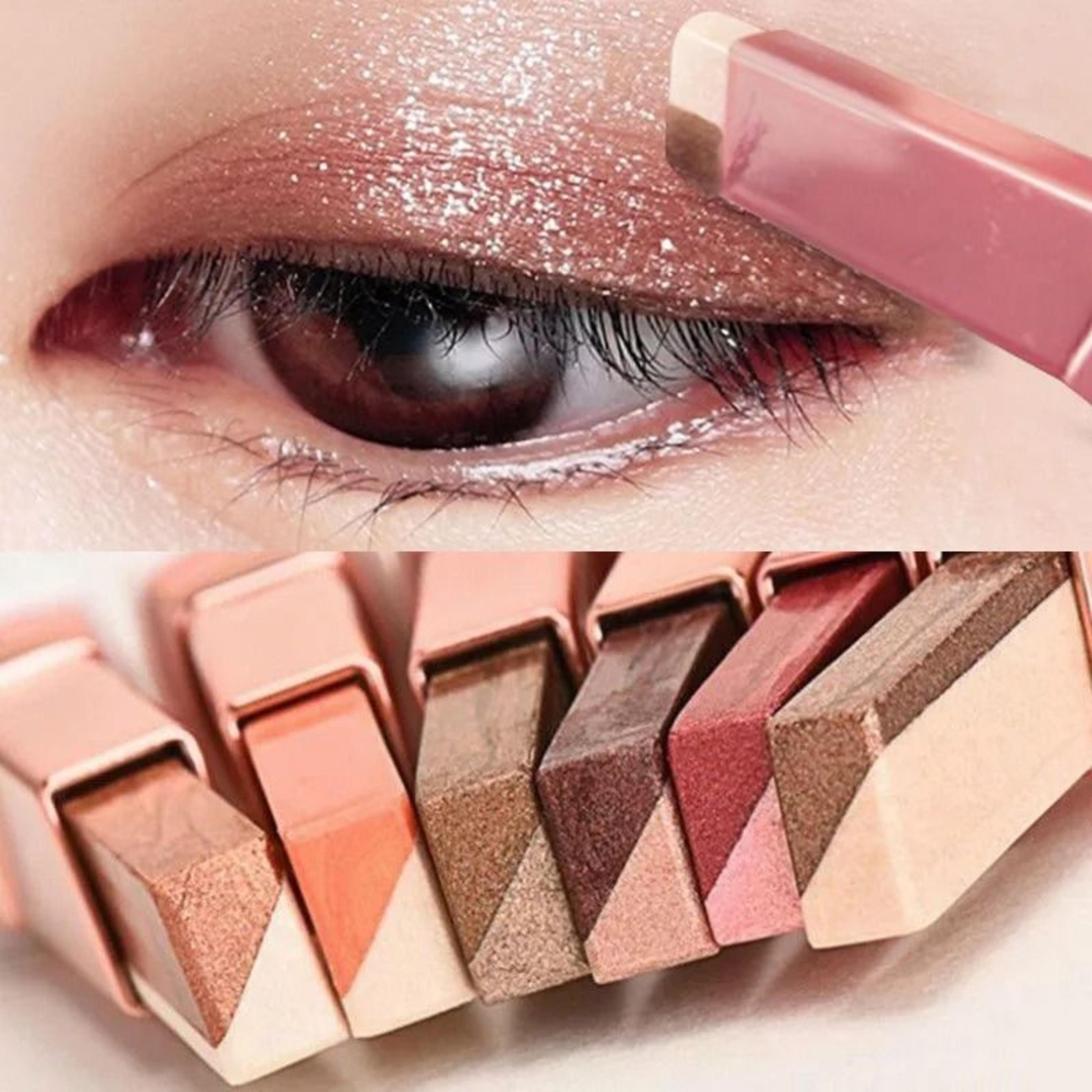 Two Color Gradient Eyeshadow Stick Long Lasting Natural Finish 12