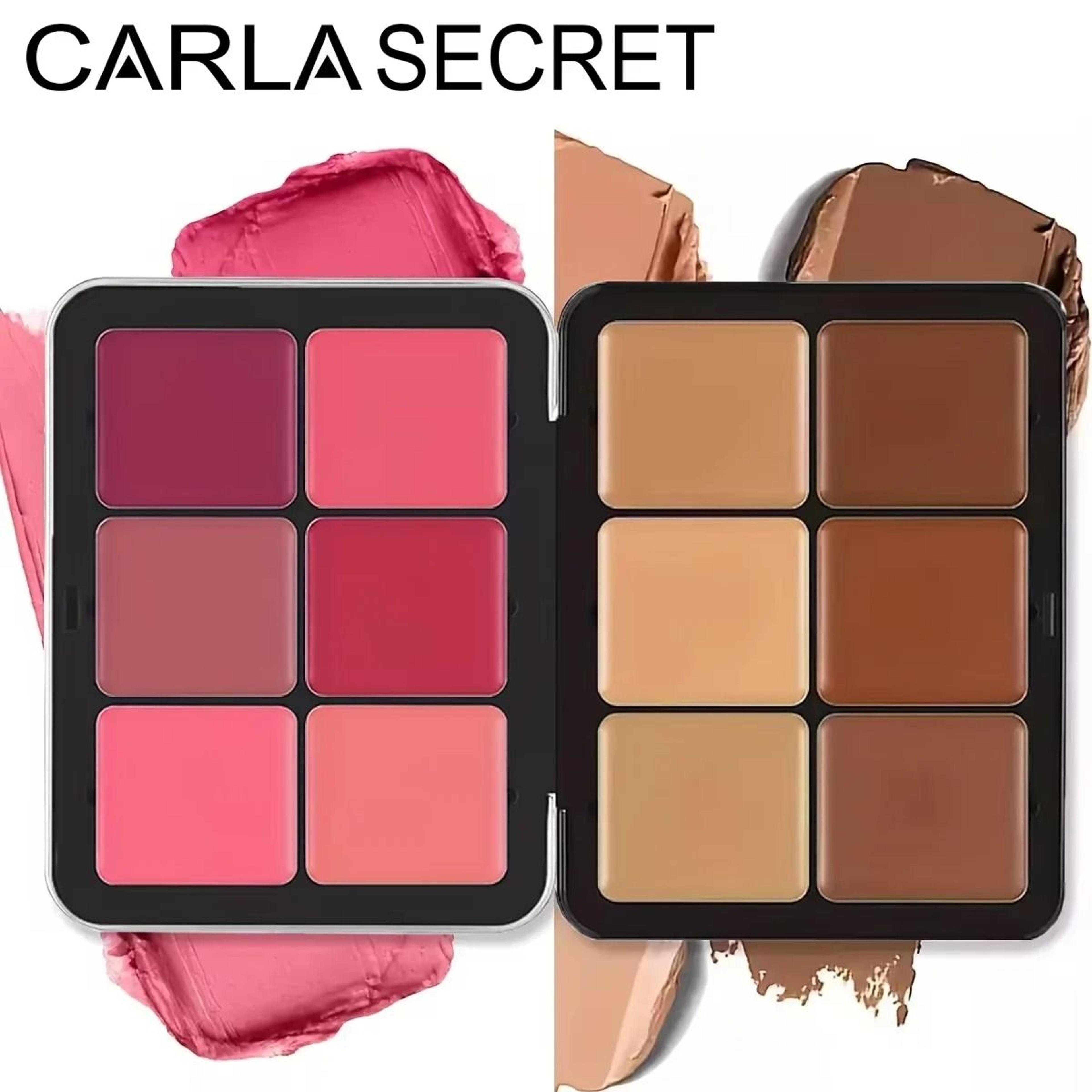12 Color All In One Cream Contour Palette Concealer Blush Highlight 5