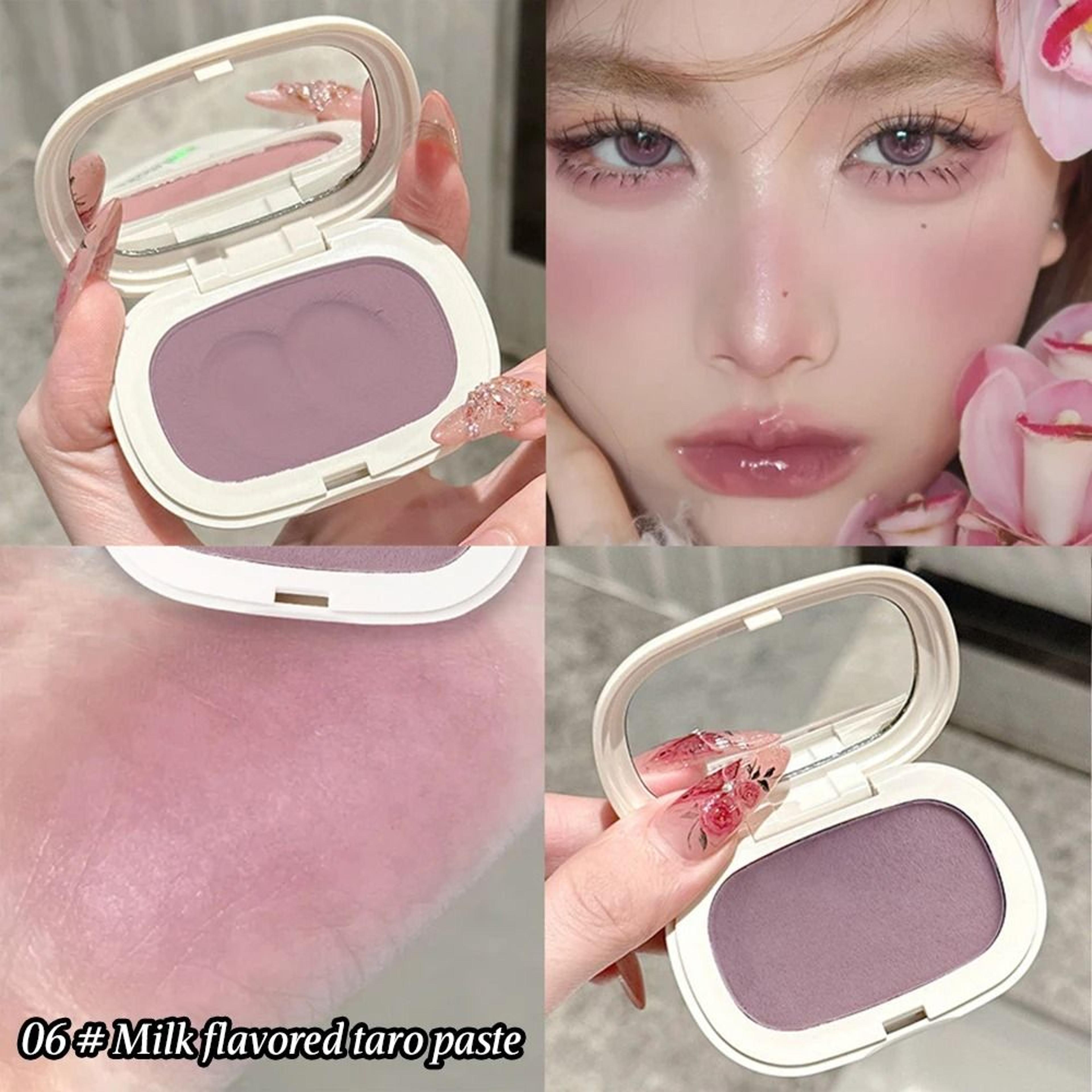 Silky Natural Matte Blush Cream Long Lasting High Pigment Finish 6