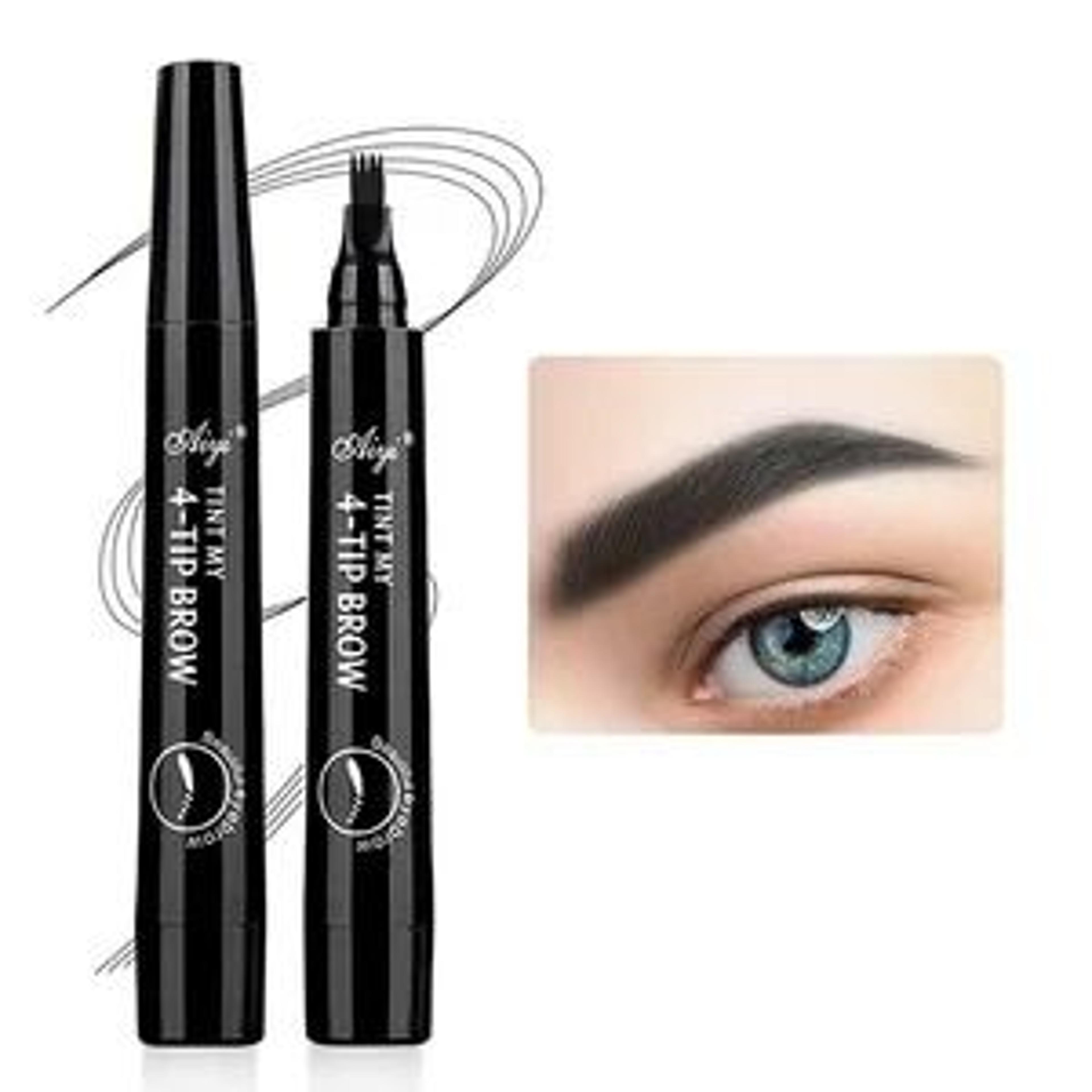 Microblading Effect Four Tip Eyebrow Pencil Long Lasting Waterproof Brow Pen 5