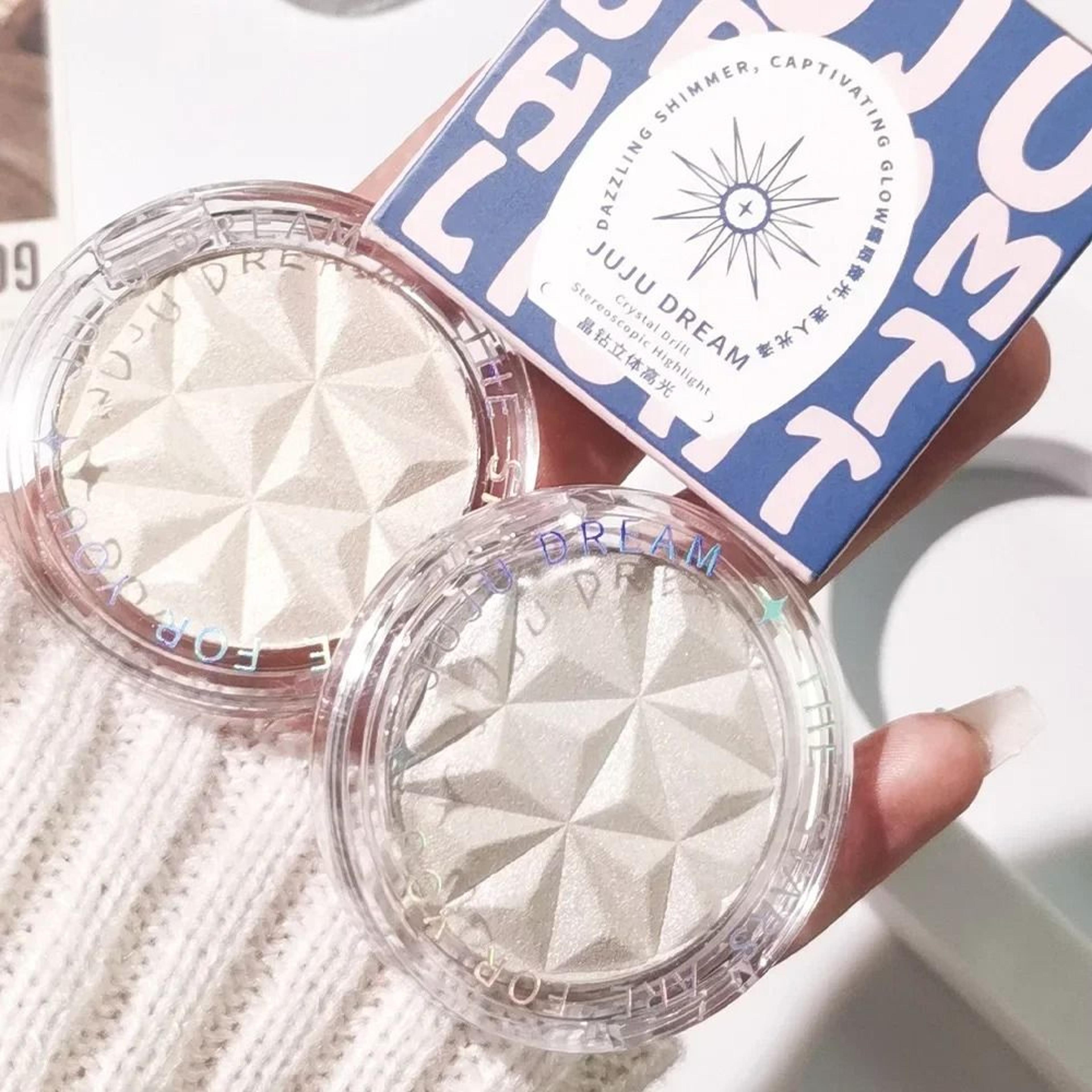 Diamond Glow 2 Color Highlighter Palette For Radiant Contour 0
