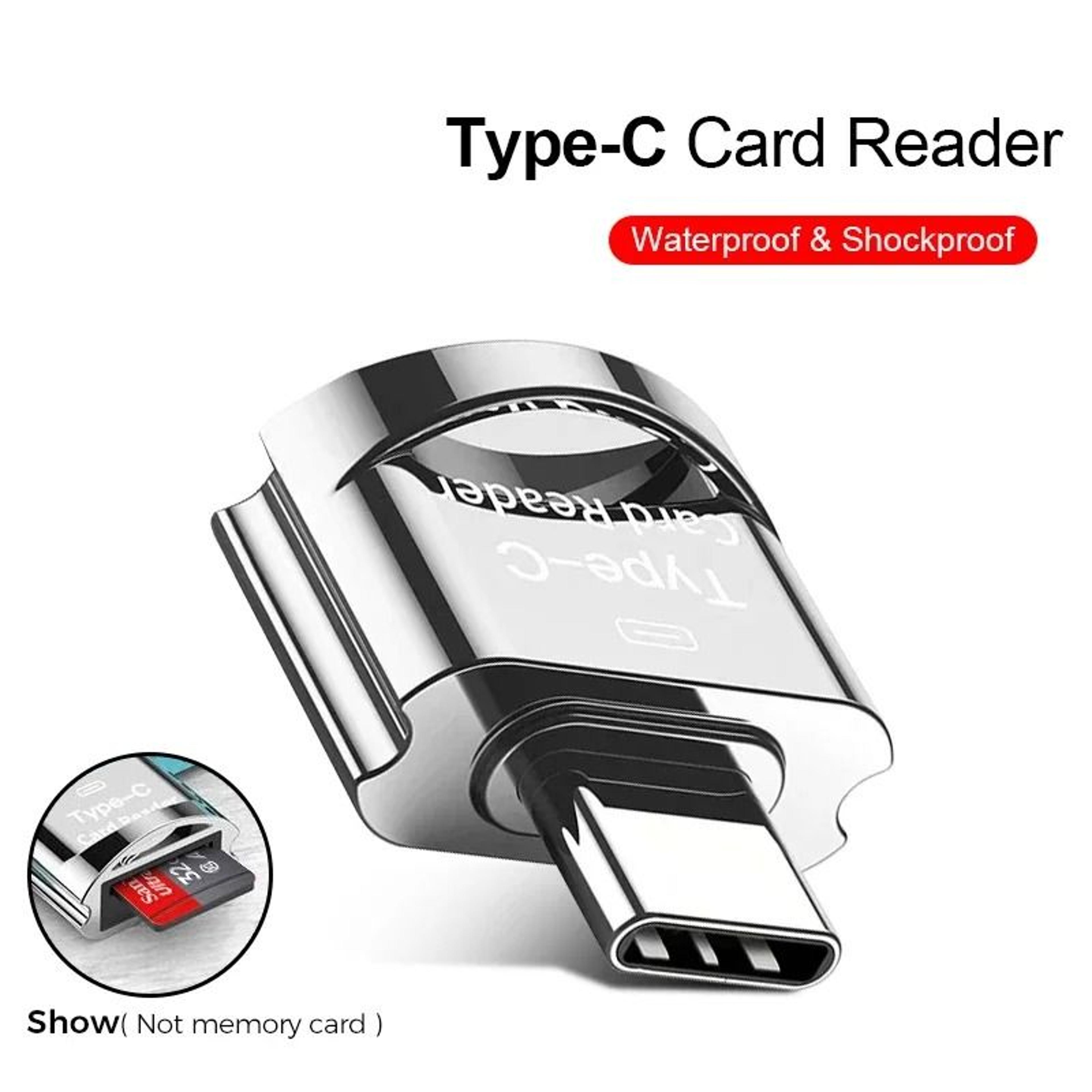 Mini USB C TF Card Reader Plug And Play OTG Adapter 2