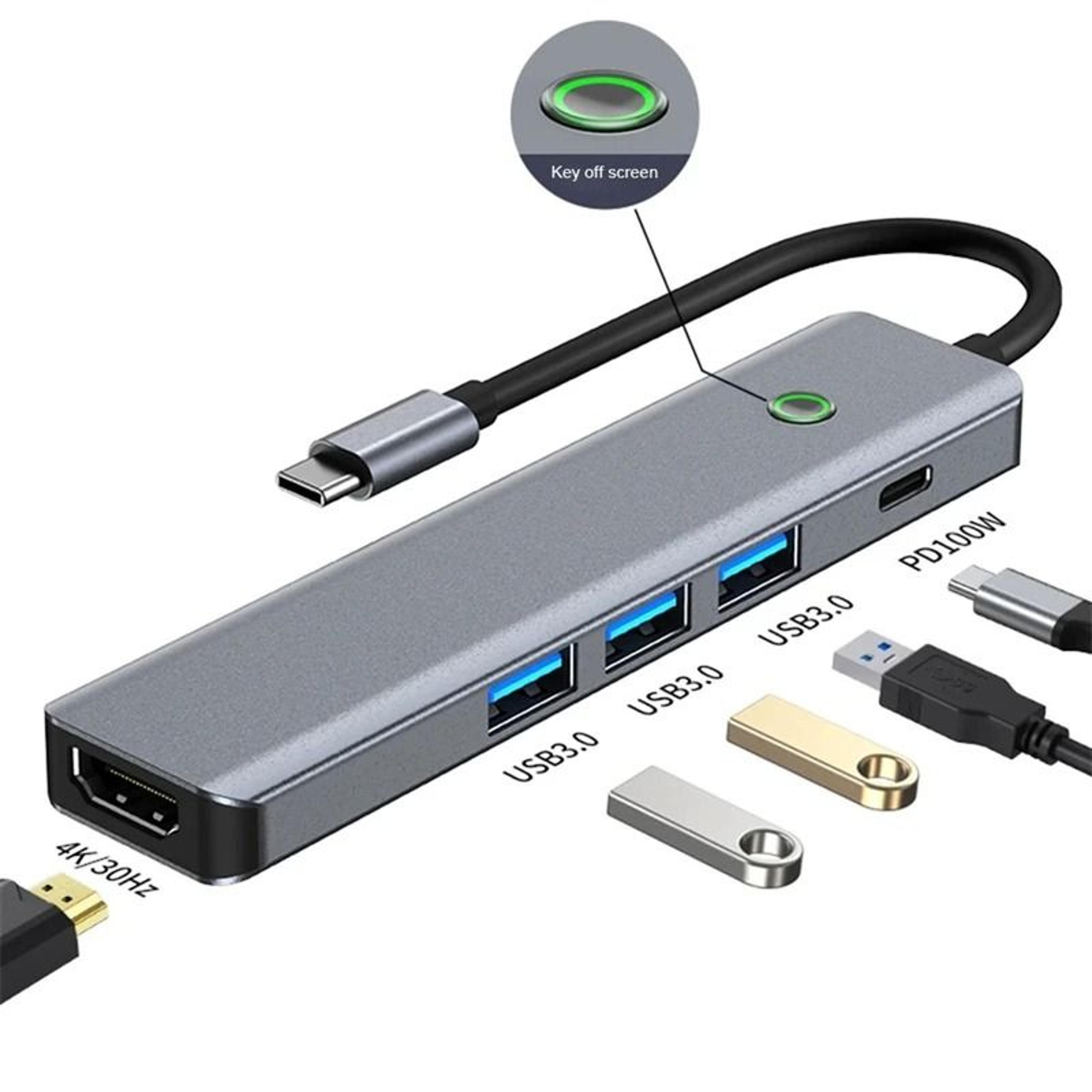 USB C 30 Multiport Docking Station With 4K HDMI VGA And Ethernet 4