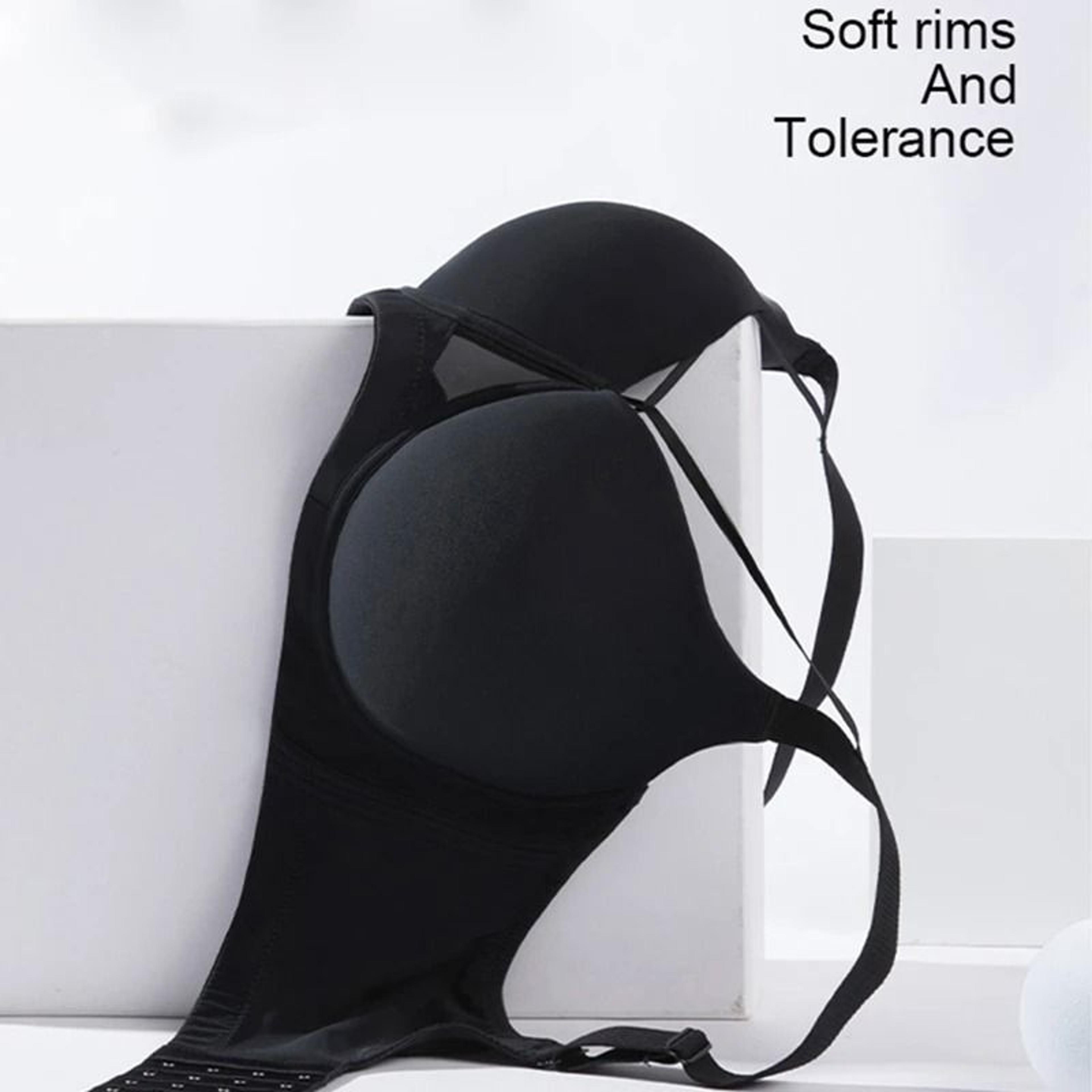 Large Size Seamless Push Up Lingerie Bra Wireless Anti Sagging Support 3