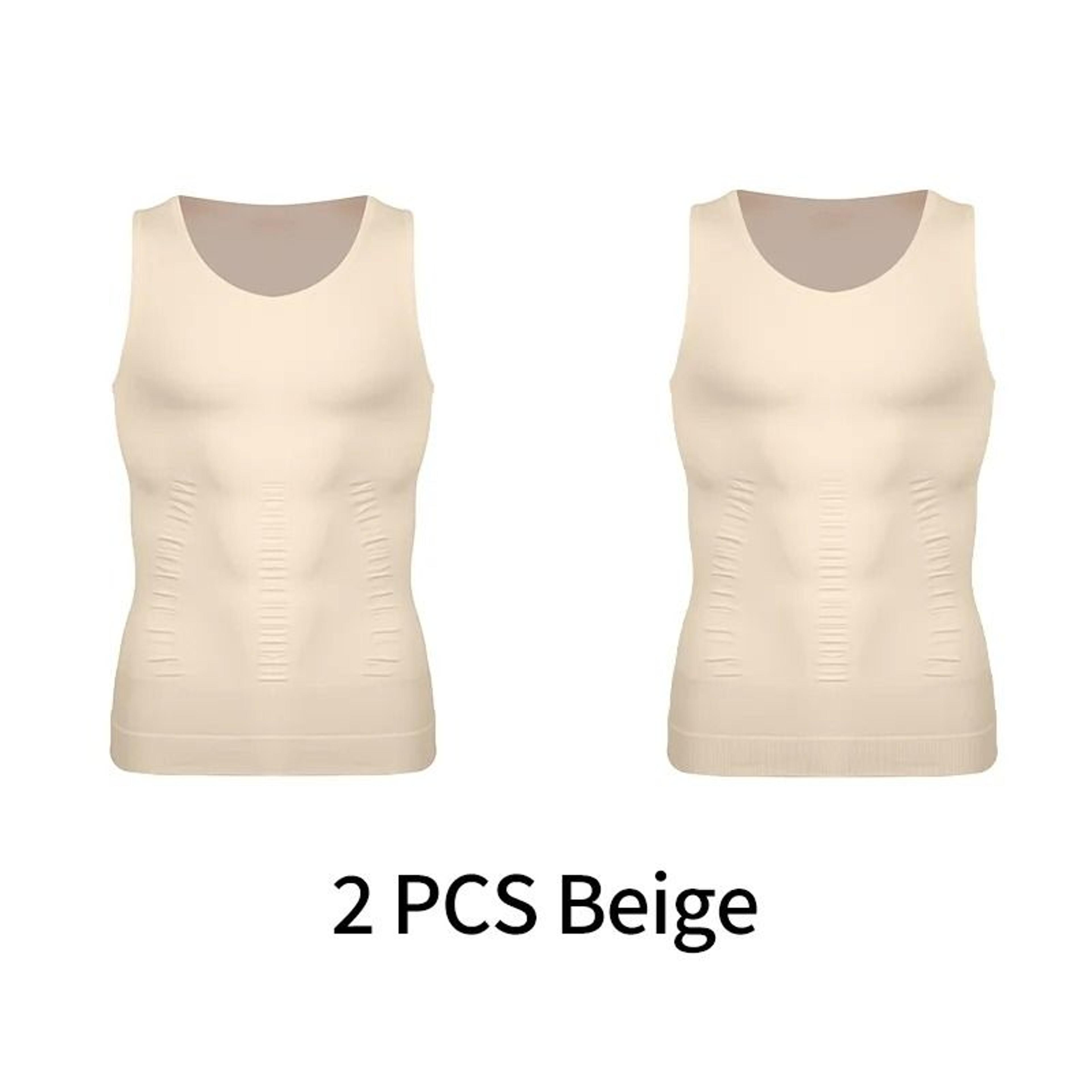 CoreFit Mens Body Shaper Vest Compression Tank Top 11
