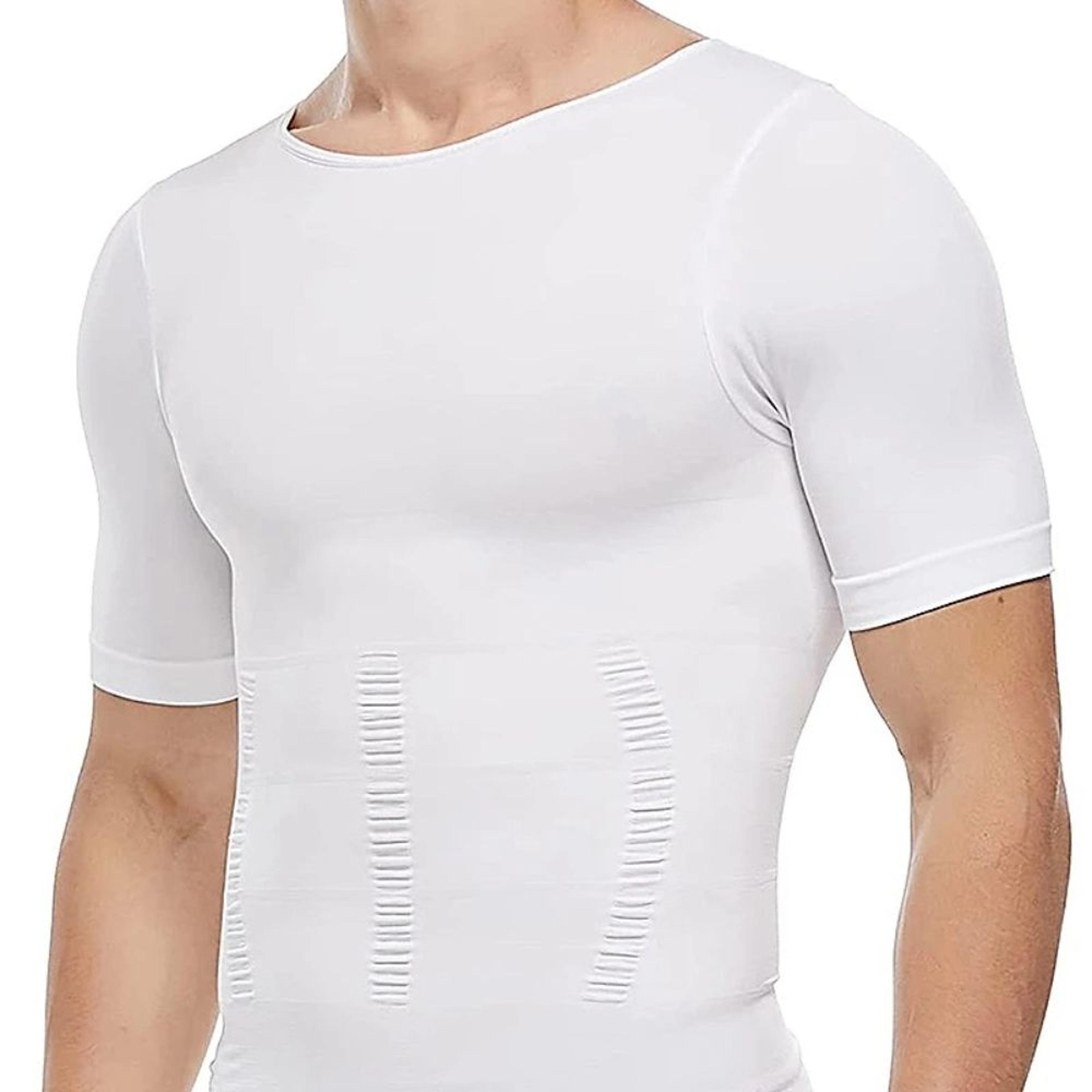 corefit mens body shaper vest compression tank top
