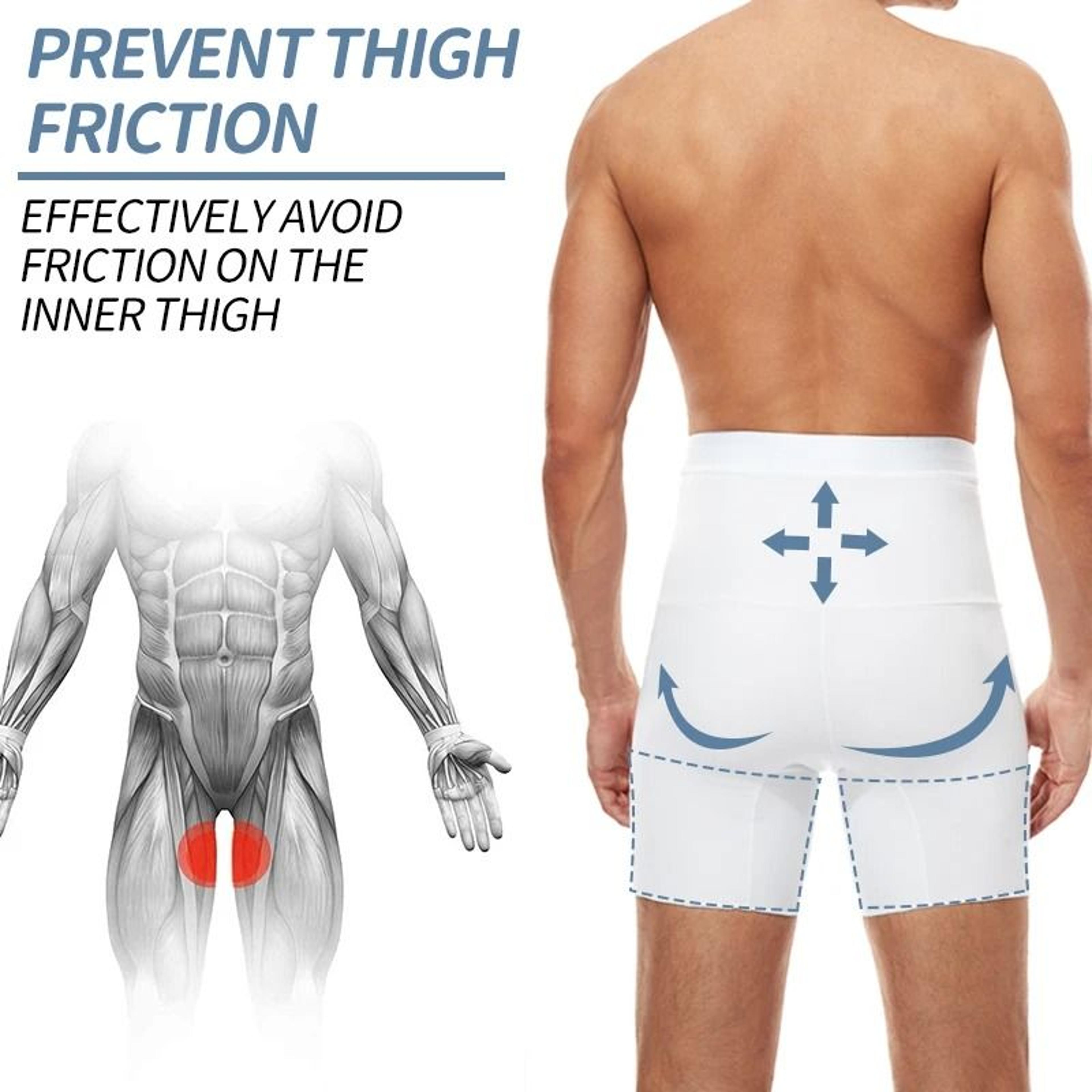 CoreSculpt Mens Tummy Control Compression Shapewear Shorts 6